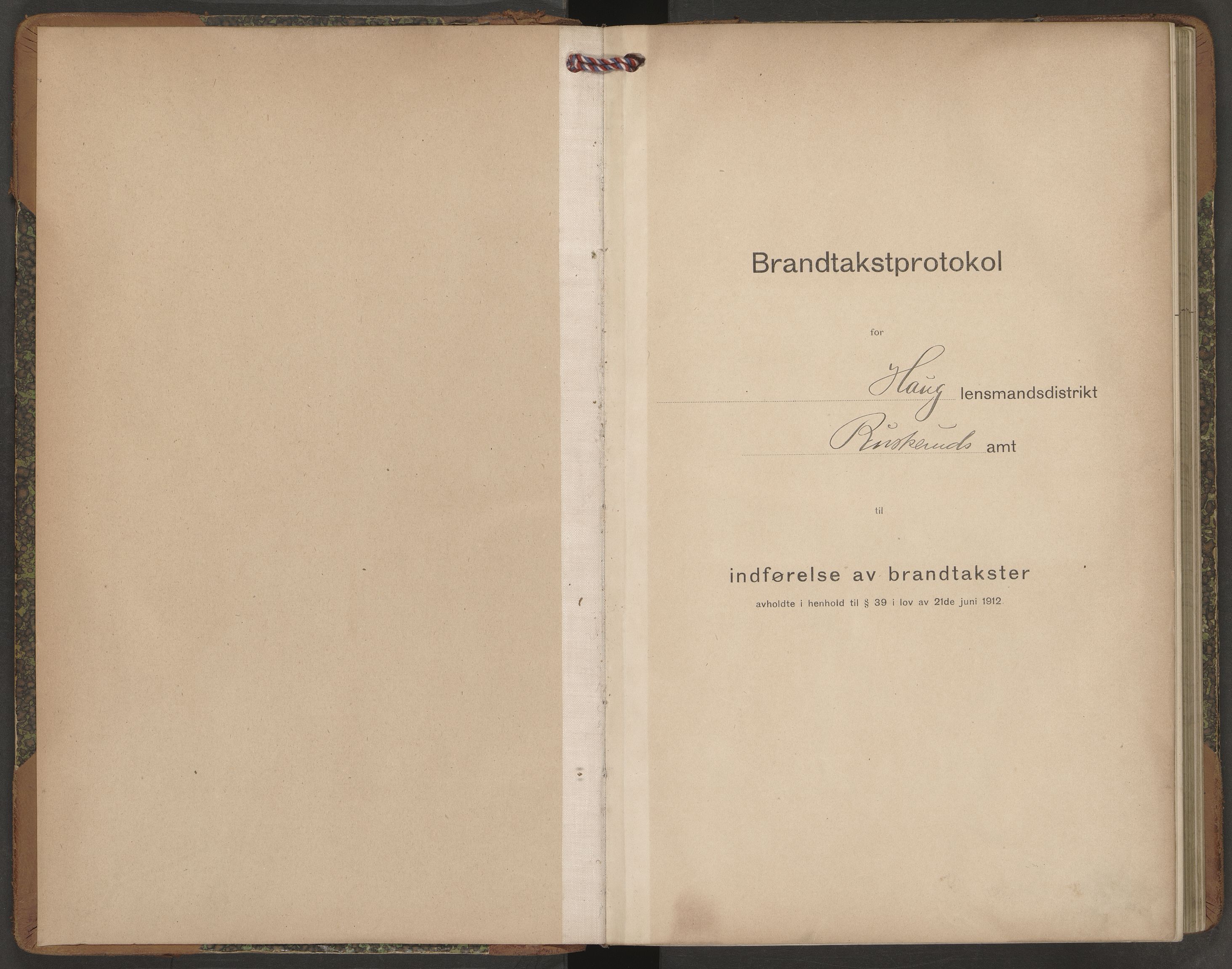 Haug og Bakke lensmannskontor, AV/SAKO-A-511/Y/Yb/Ybb/L0007: Skjematakstprotokoll, Haug, 1915-1933