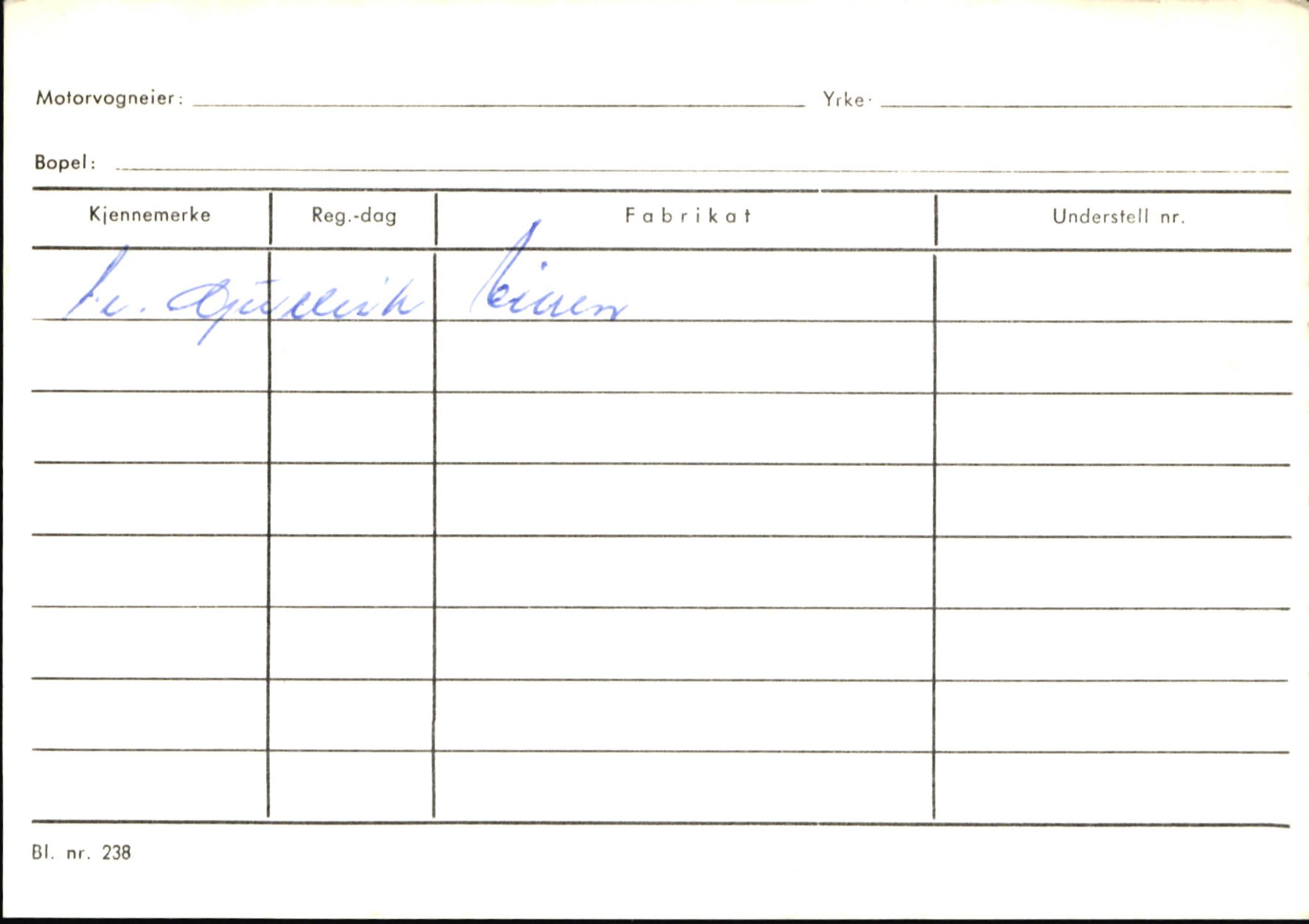 Statens vegvesen, Sogn og Fjordane vegkontor, SAB/A-5301/4/F/L0146: Registerkort Årdal R-Å samt diverse kort, 1945-1975, s. 1151