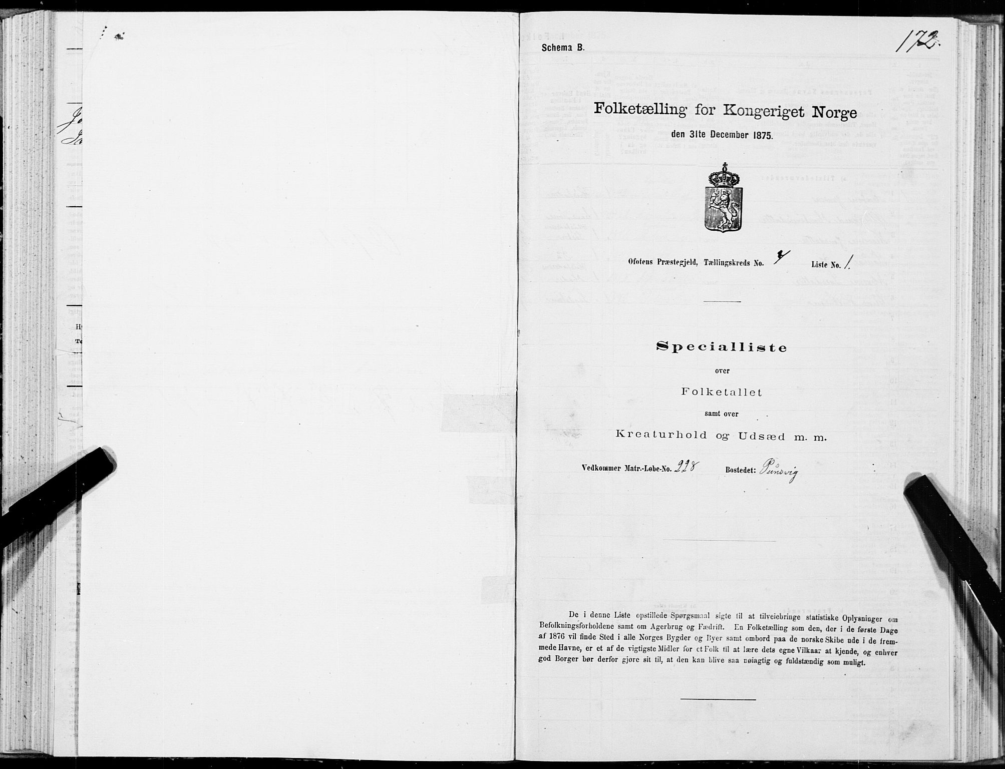 SAT, Folketelling 1875 for 1853P Ofoten prestegjeld, 1875, s. 4172