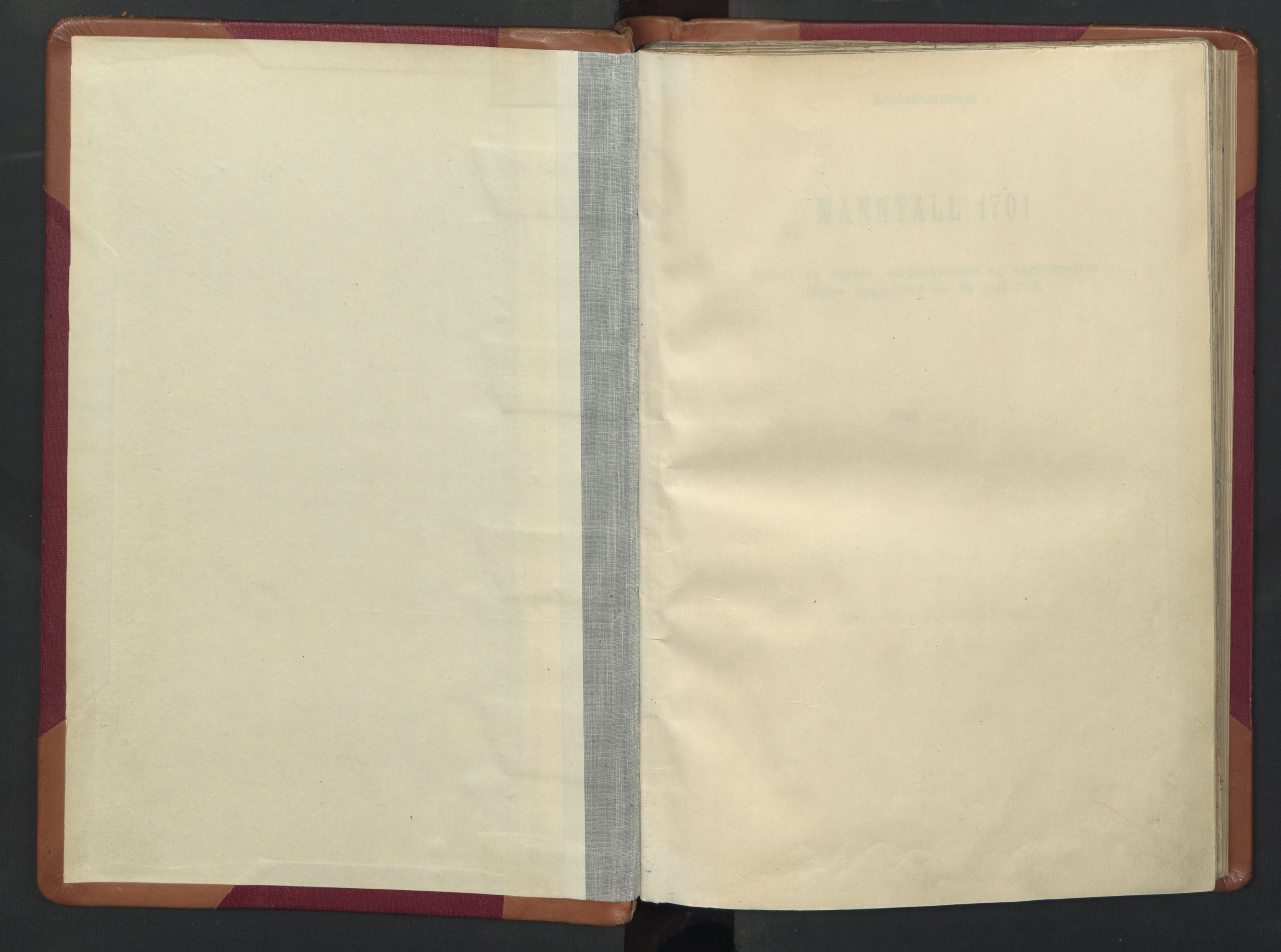 RA, Manntallet 1701, nr. 13: Orkdal fogderi og Gauldal fogderi med Røros kobberverk, 1701