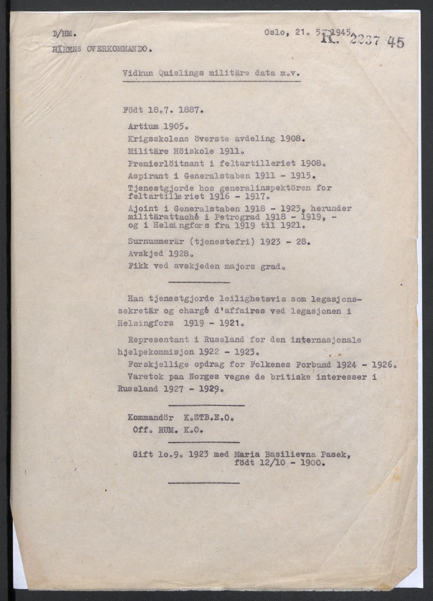 Landssvikarkivet, Oslo politikammer, RA/S-3138-01/D/Da/L0003: Dnr. 29, 1945, s. 3638