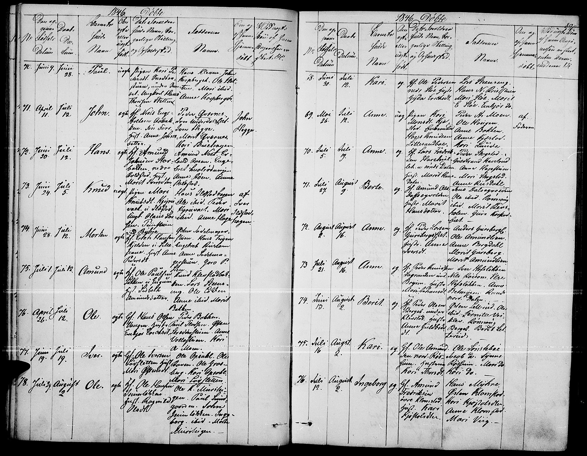 Fron prestekontor, AV/SAH-PREST-078/H/Ha/Haa/L0004: Ministerialbok nr. 4, 1839-1848, s. 89