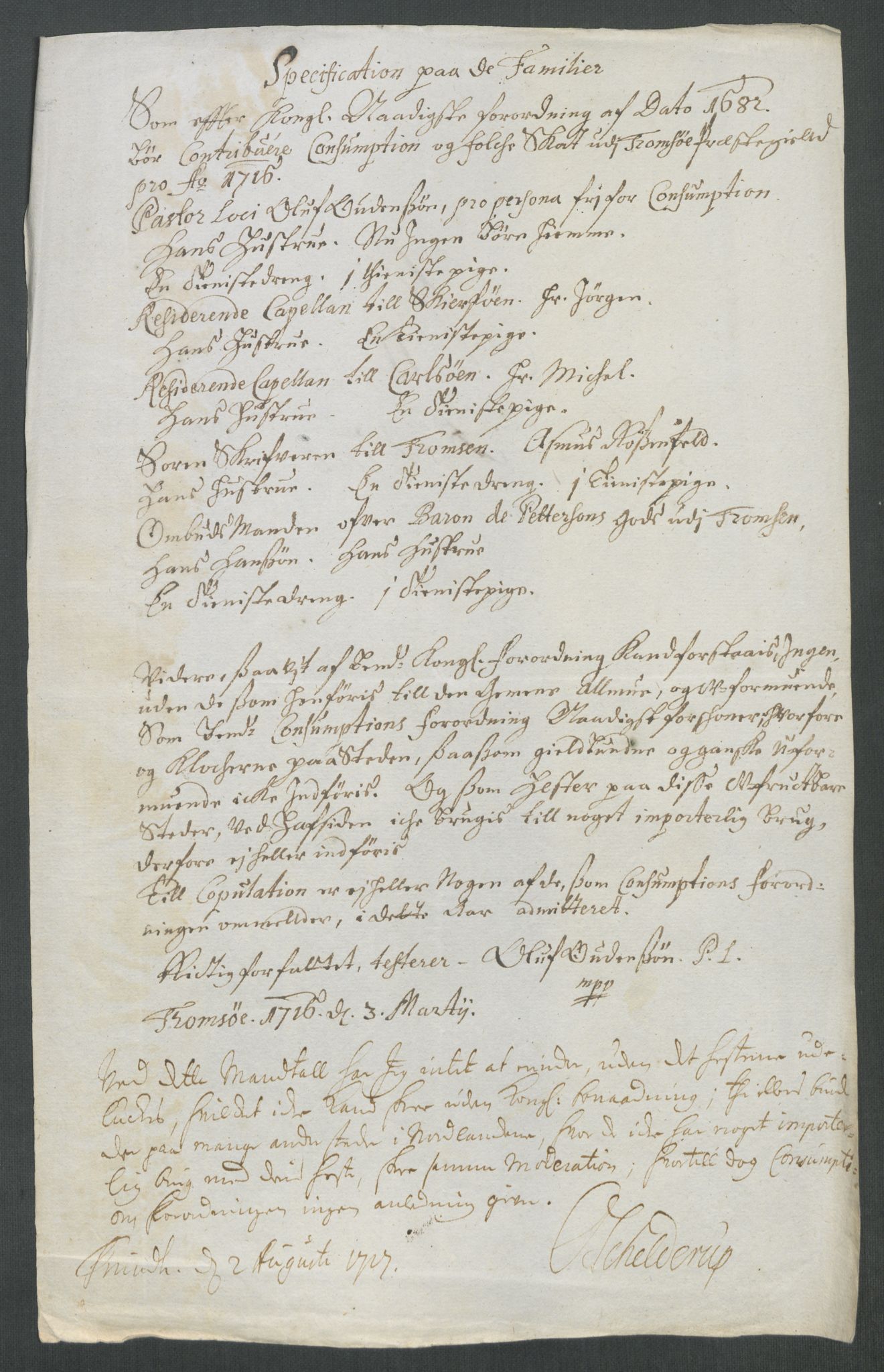 Rentekammeret inntil 1814, Reviderte regnskaper, Fogderegnskap, AV/RA-EA-4092/R68/L4762: Fogderegnskap Senja og Troms, 1716, s. 98