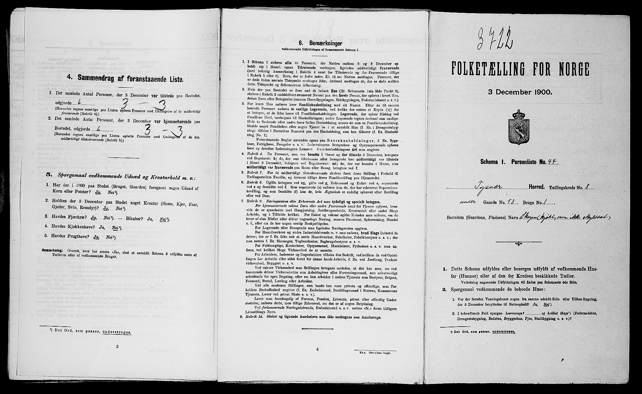 SAST, Folketelling 1900 for 1146 Tysvær herred, 1900, s. 643