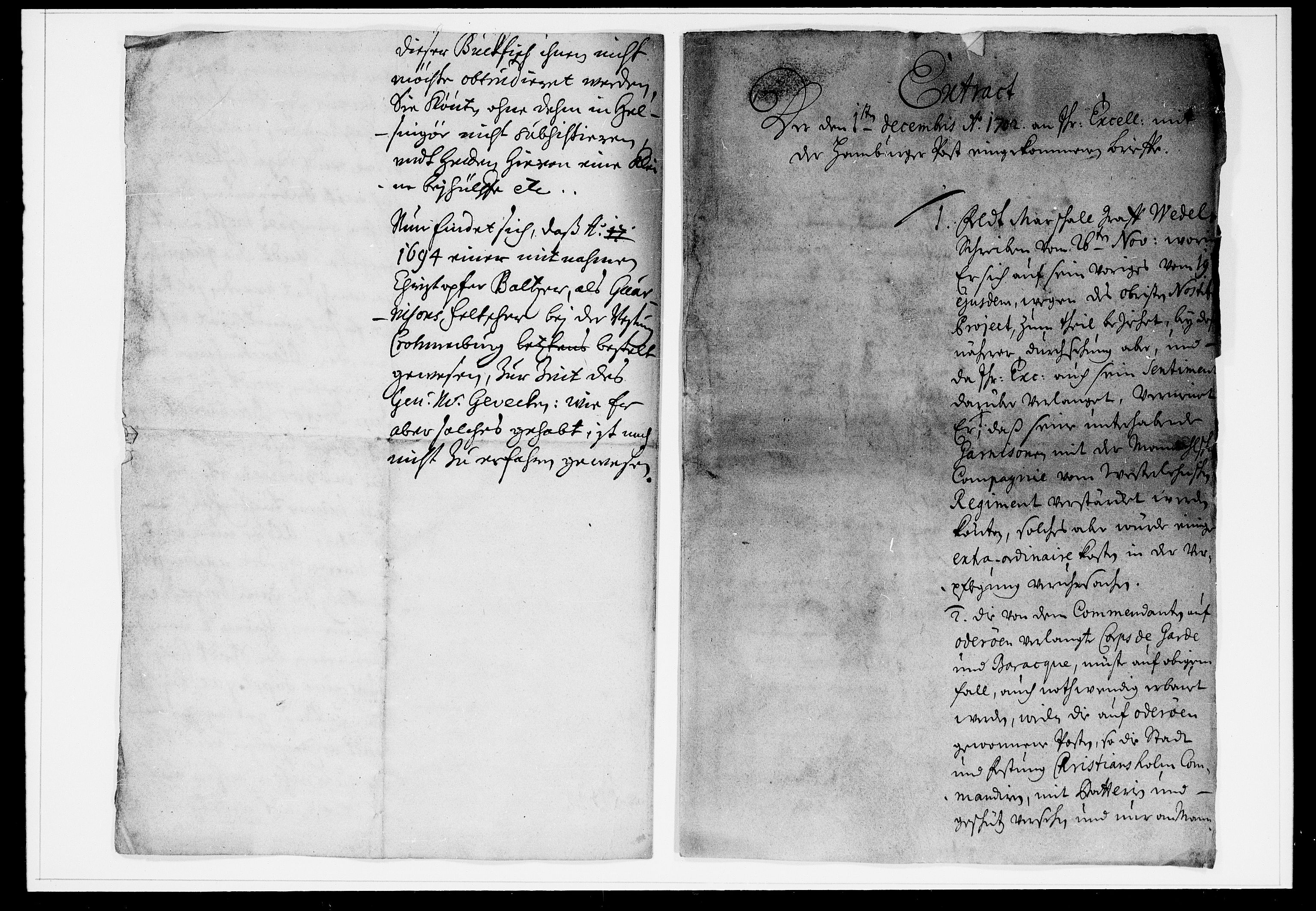 Krigskollegiet, Krigskancelliet, DRA/A-0006/-/0929-0933: Refererede sager, 1702, s. 968
