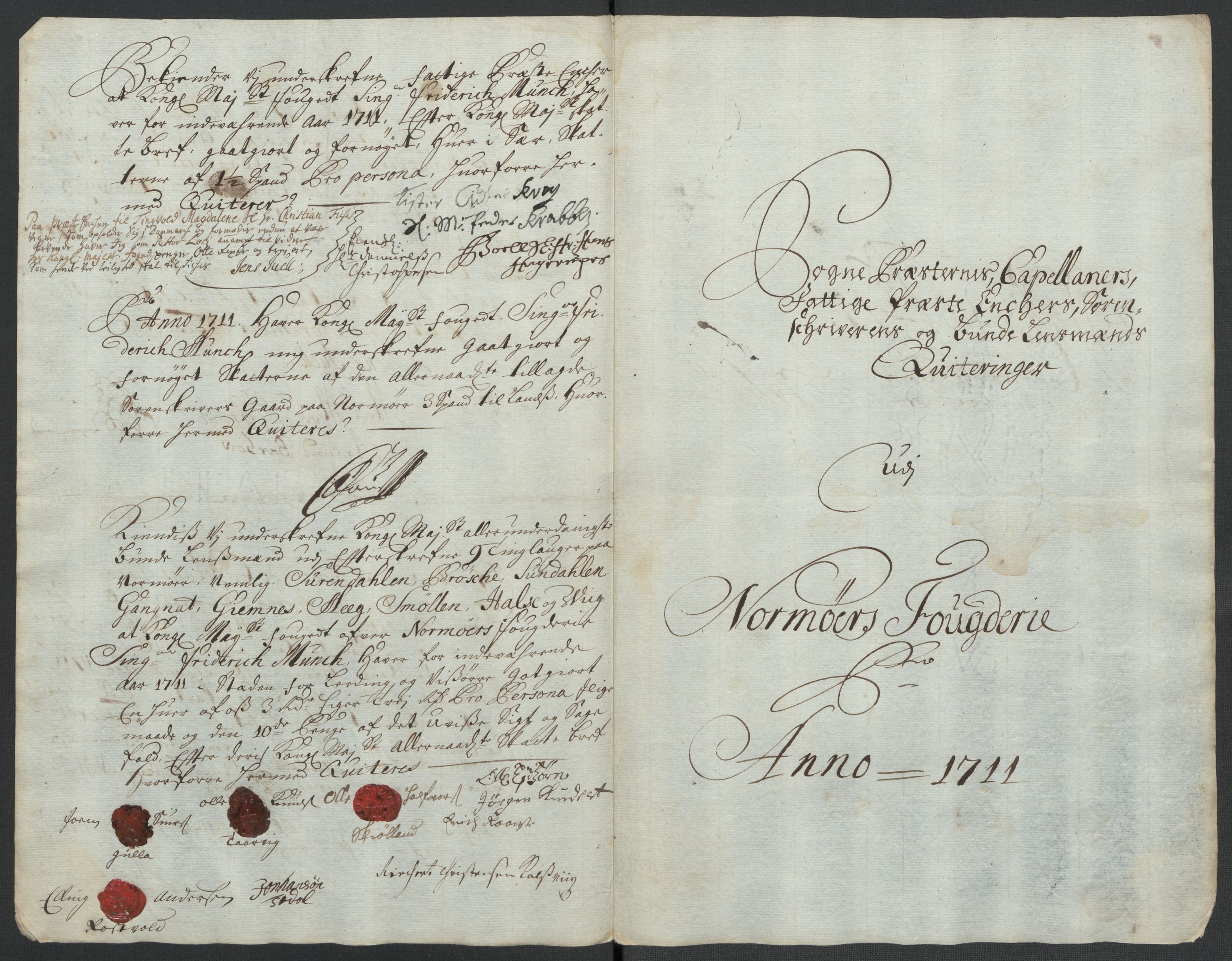 Rentekammeret inntil 1814, Reviderte regnskaper, Fogderegnskap, RA/EA-4092/R56/L3745: Fogderegnskap Nordmøre, 1711, s. 357