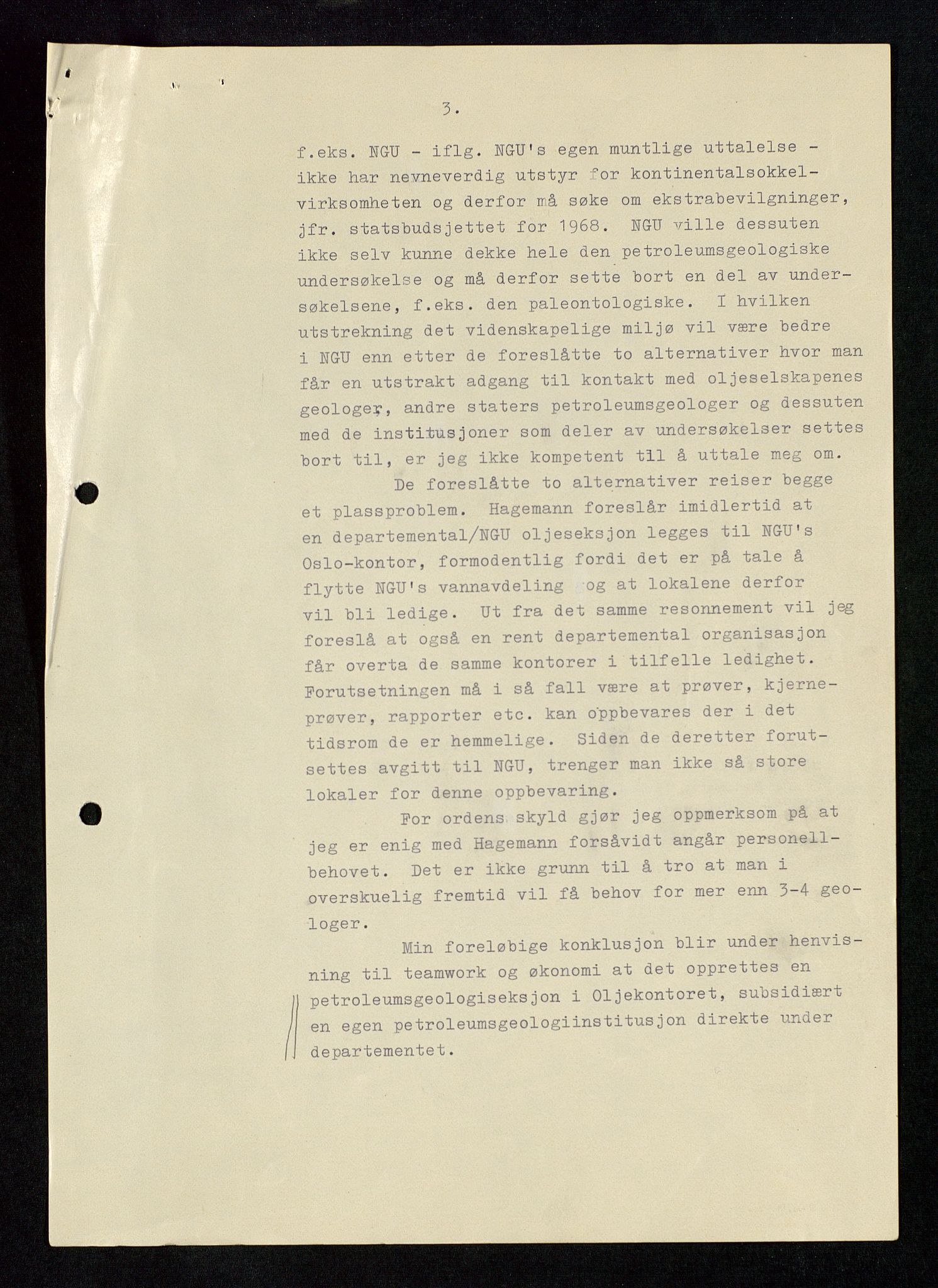 Industridepartementet, Oljekontoret, AV/SAST-A-101348/Db/L0002: Oljevernrådet, Styret i OD, leieforhold, div., 1966-1973, s. 610