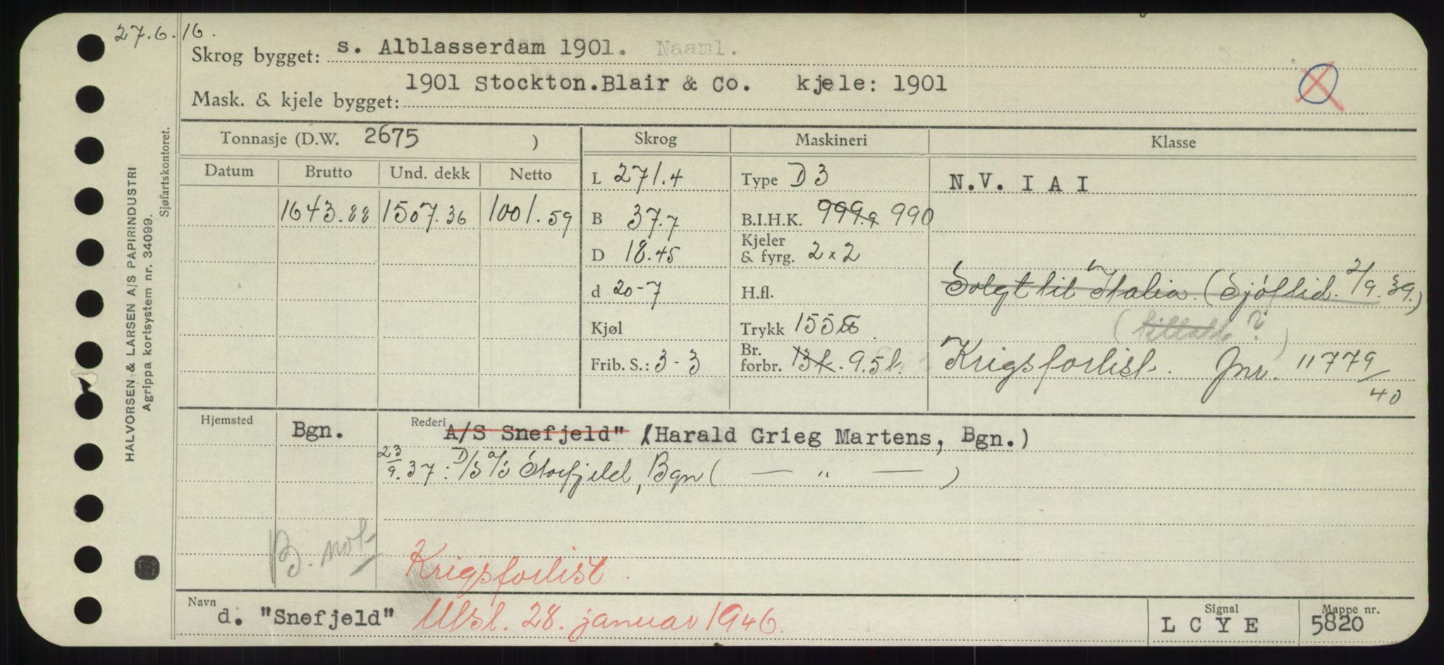 Sjøfartsdirektoratet med forløpere, Skipsmålingen, AV/RA-S-1627/H/Hd/L0035: Fartøy, Sma-Spu, s. 33