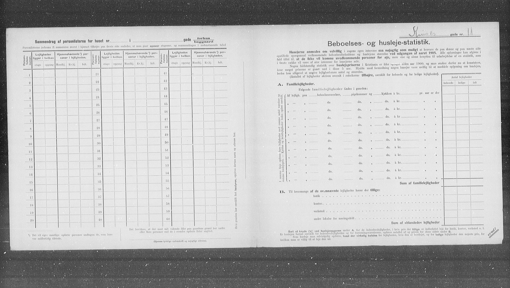 OBA, Kommunal folketelling 31.12.1905 for Kristiania kjøpstad, 1905, s. 28929