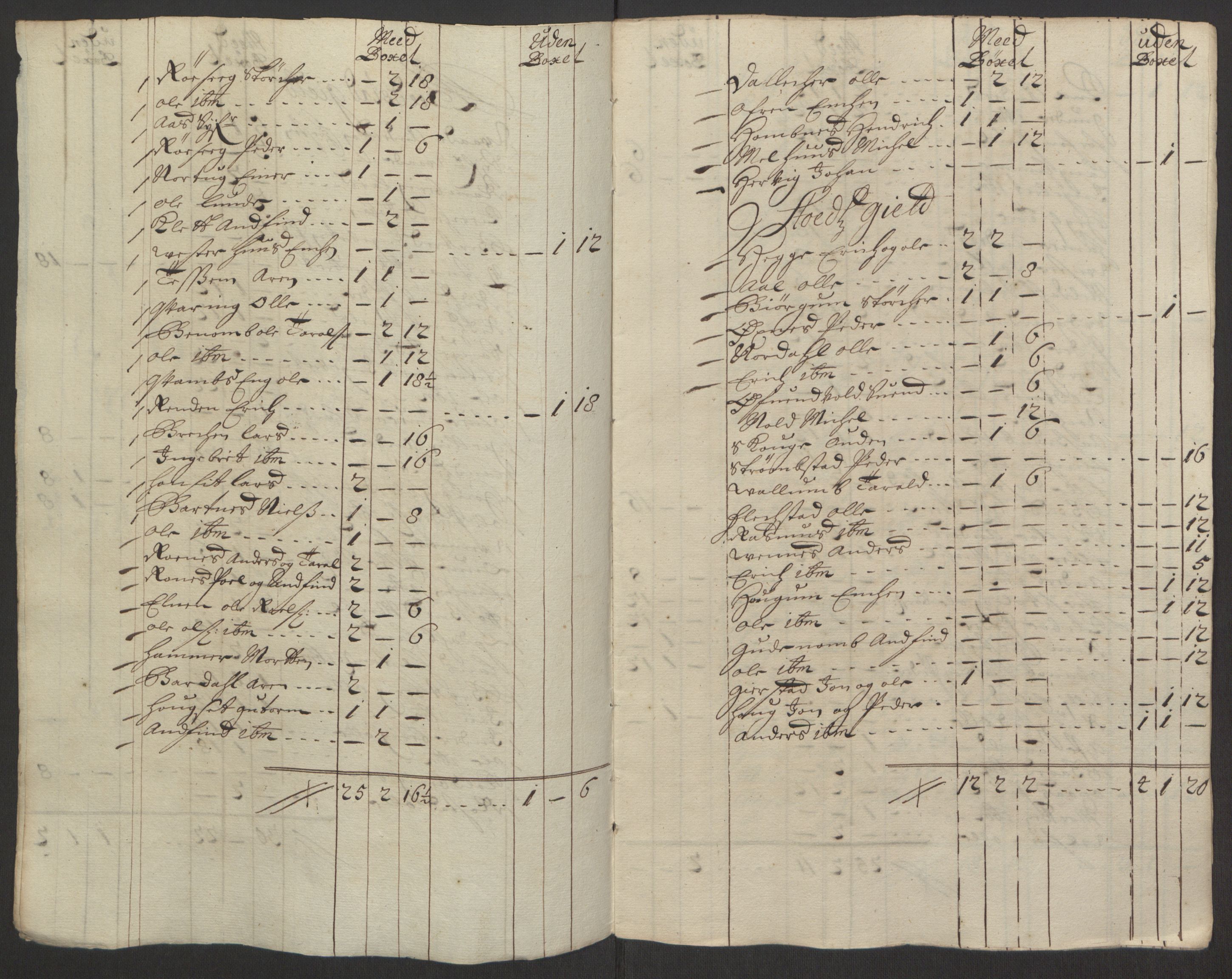 Rentekammeret inntil 1814, Reviderte regnskaper, Fogderegnskap, RA/EA-4092/R63/L4308: Fogderegnskap Inderøy, 1692-1694, s. 471