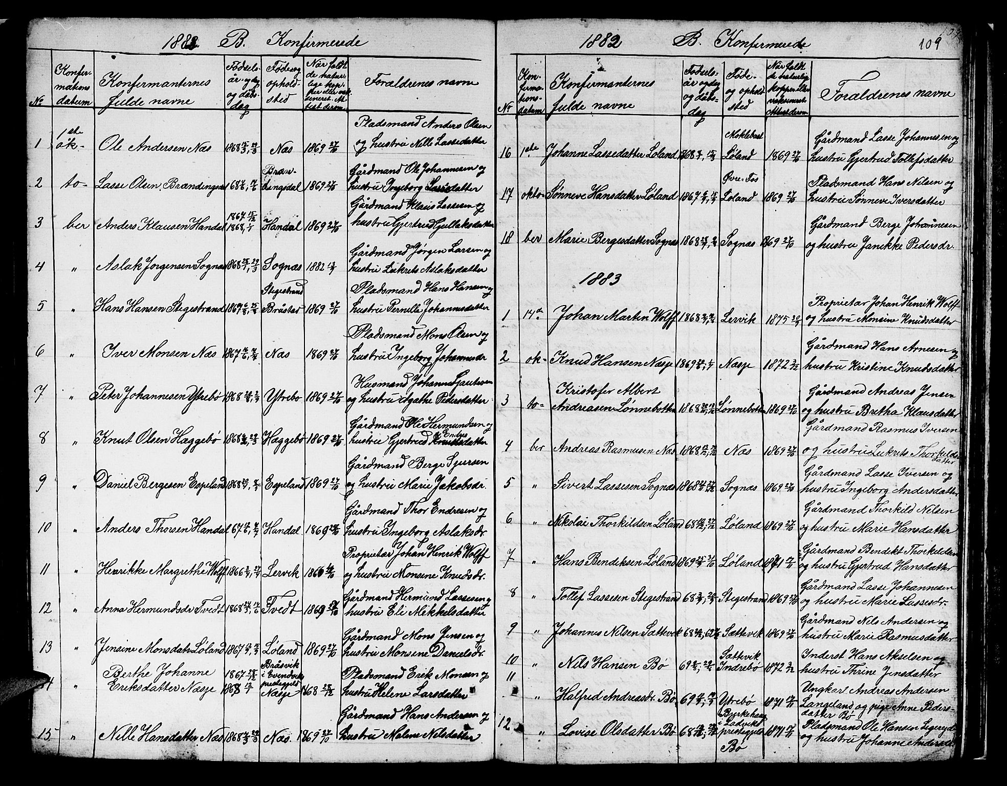 Hyllestad sokneprestembete, AV/SAB-A-80401: Klokkerbok nr. B 1, 1854-1889, s. 110