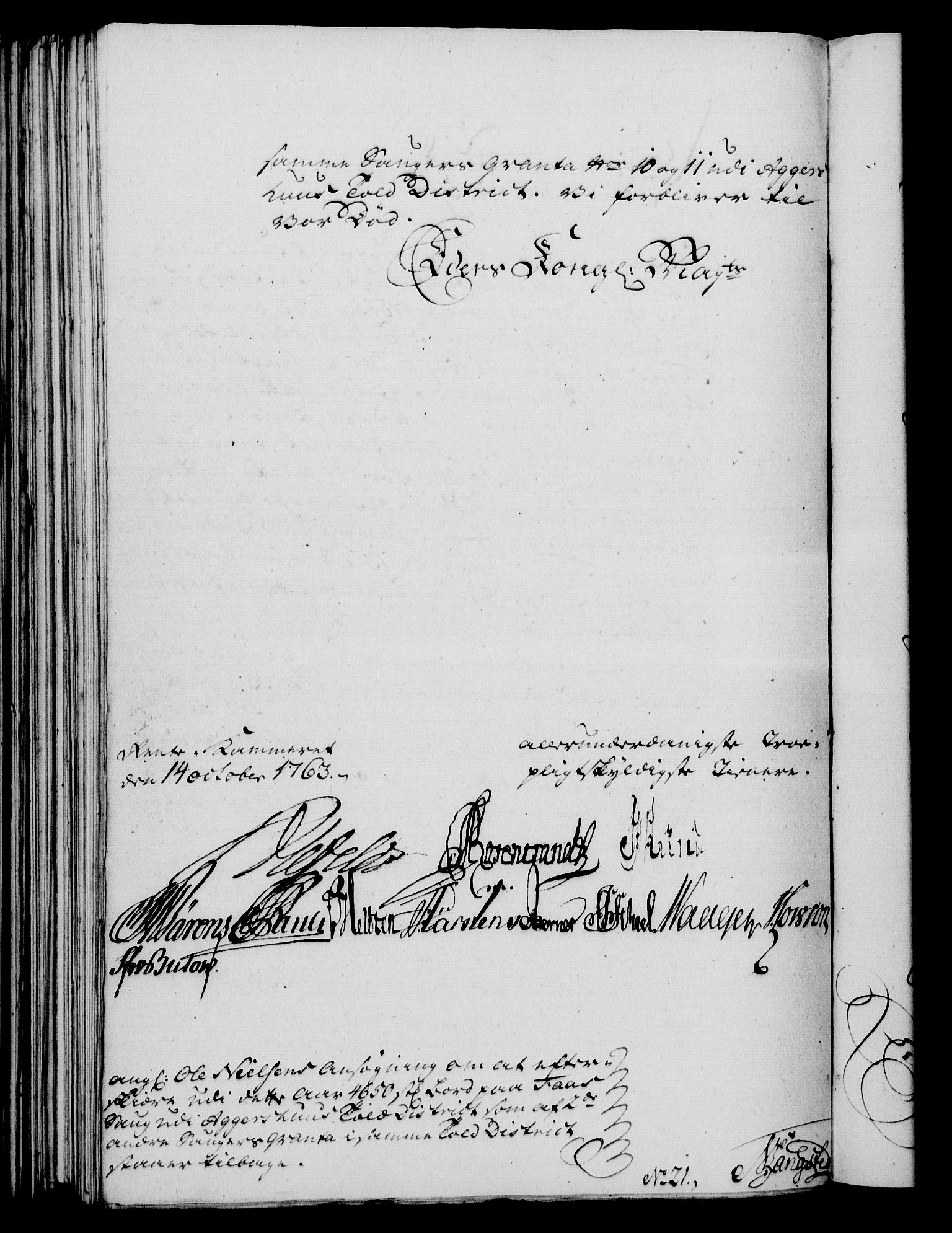 Rentekammeret, Kammerkanselliet, RA/EA-3111/G/Gf/Gfa/L0045: Norsk relasjons- og resolusjonsprotokoll (merket RK 52.45), 1763, s. 456