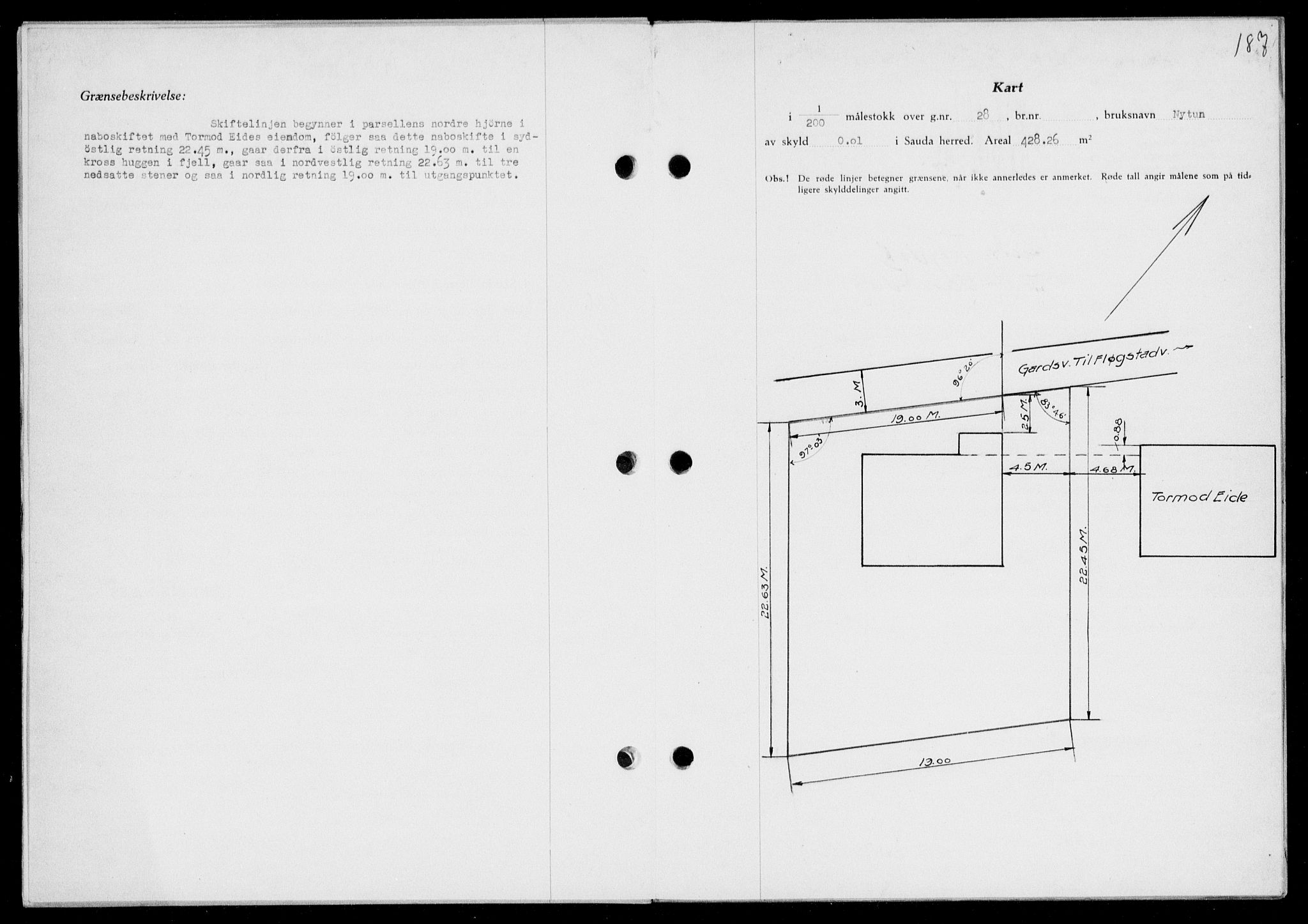 Ryfylke tingrett, SAST/A-100055/001/II/IIB/L0073: Pantebok nr. 52, 1936-1936, Dagboknr: 826/1936