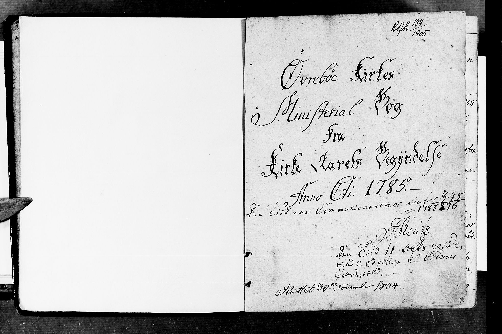 Vennesla sokneprestkontor, AV/SAK-1111-0045/Fa/Fac/L0002: Ministerialbok nr. A 2, 1785-1834