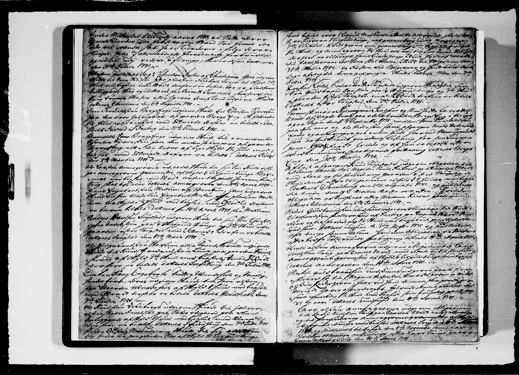 Hedemarken sorenskriveri, SAH/TING-034/G/Gb/L0045A: Tingbok, 1741-1743, s. 1b-2a