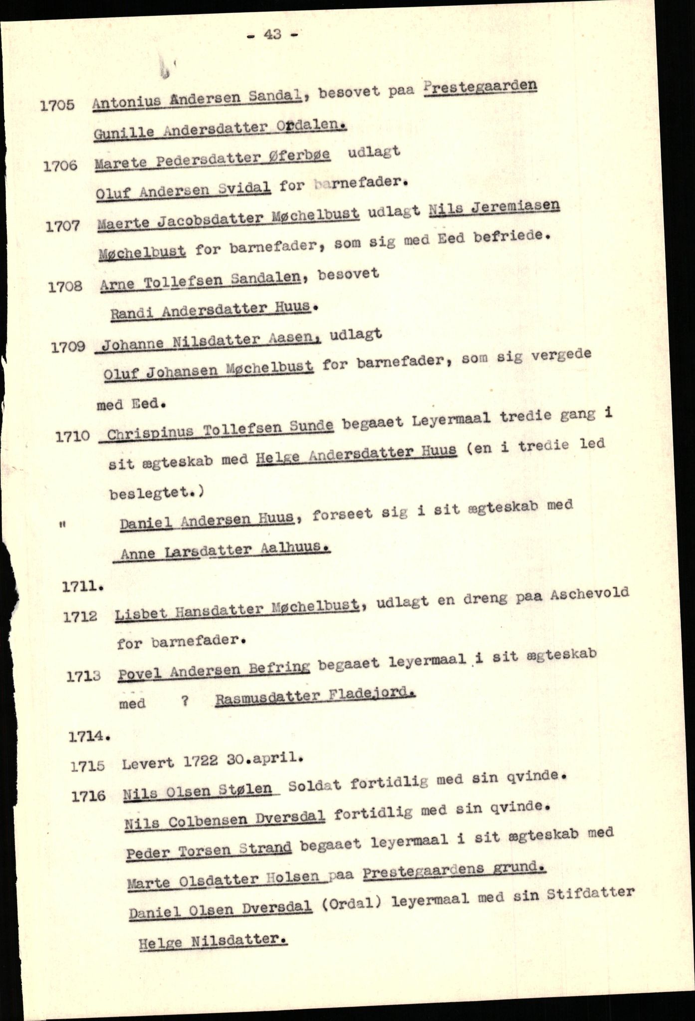 Samling av fulltekstavskrifter, SAB/FULLTEKST/B/14/0005: Jølster sokneprestembete, ministerialbok nr. A 1, 1696-1728, s. 178