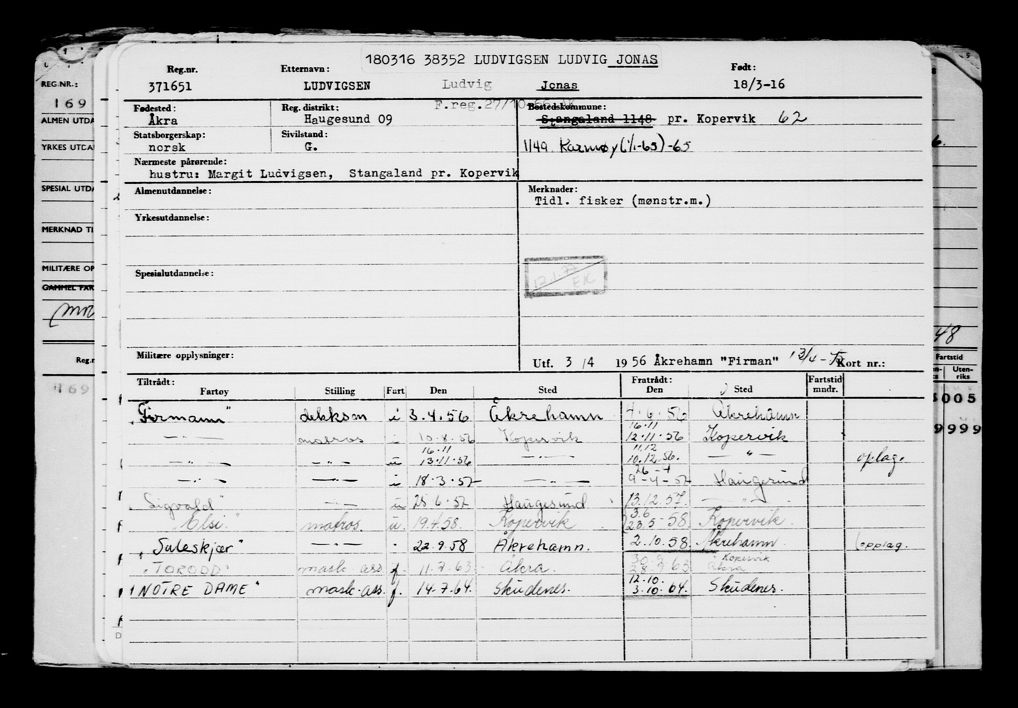 Direktoratet for sjømenn, AV/RA-S-3545/G/Gb/L0137: Hovedkort, 1916, s. 517