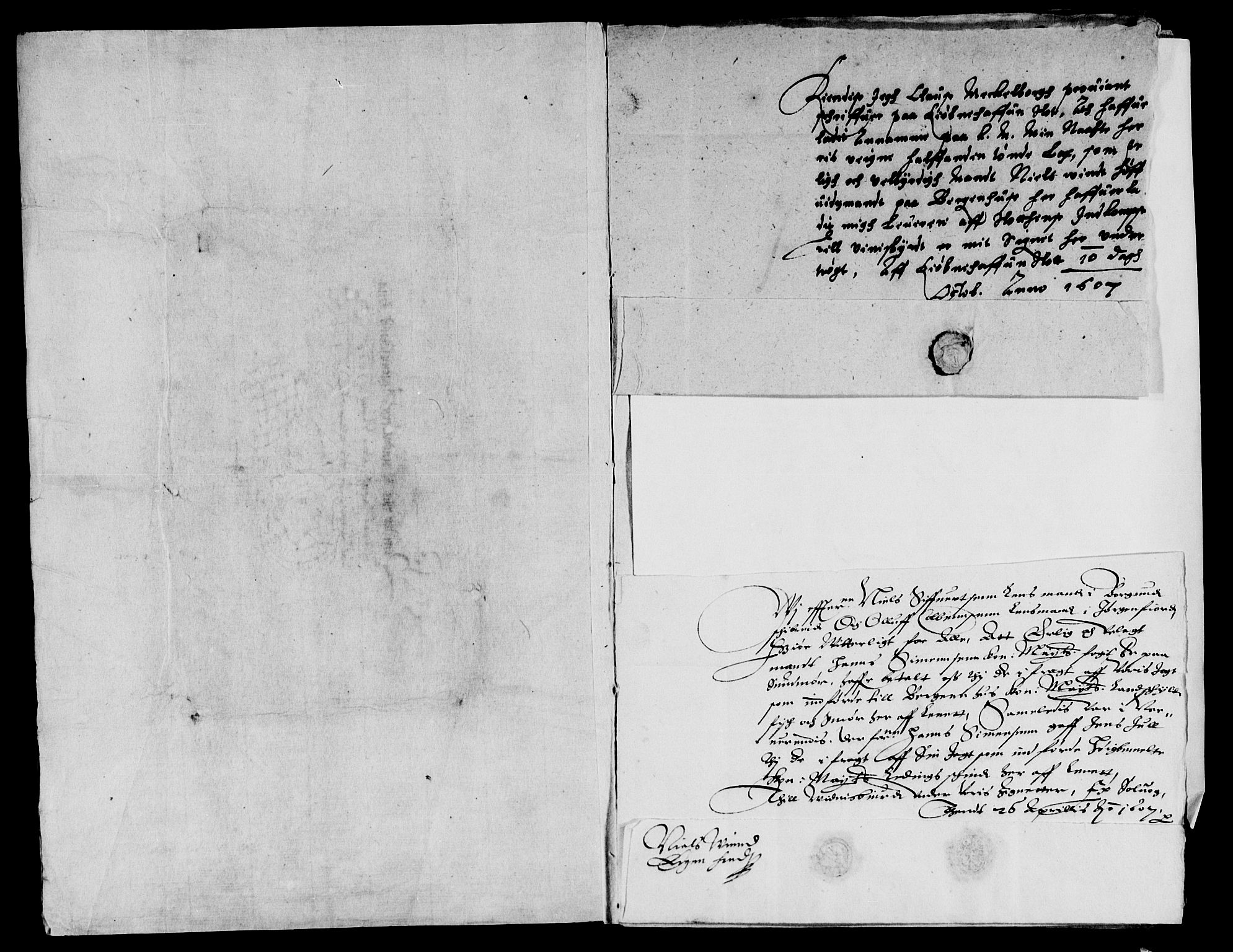 Rentekammeret inntil 1814, Reviderte regnskaper, Lensregnskaper, AV/RA-EA-5023/R/Rb/Rbt/L0005: Bergenhus len, 1605-1608