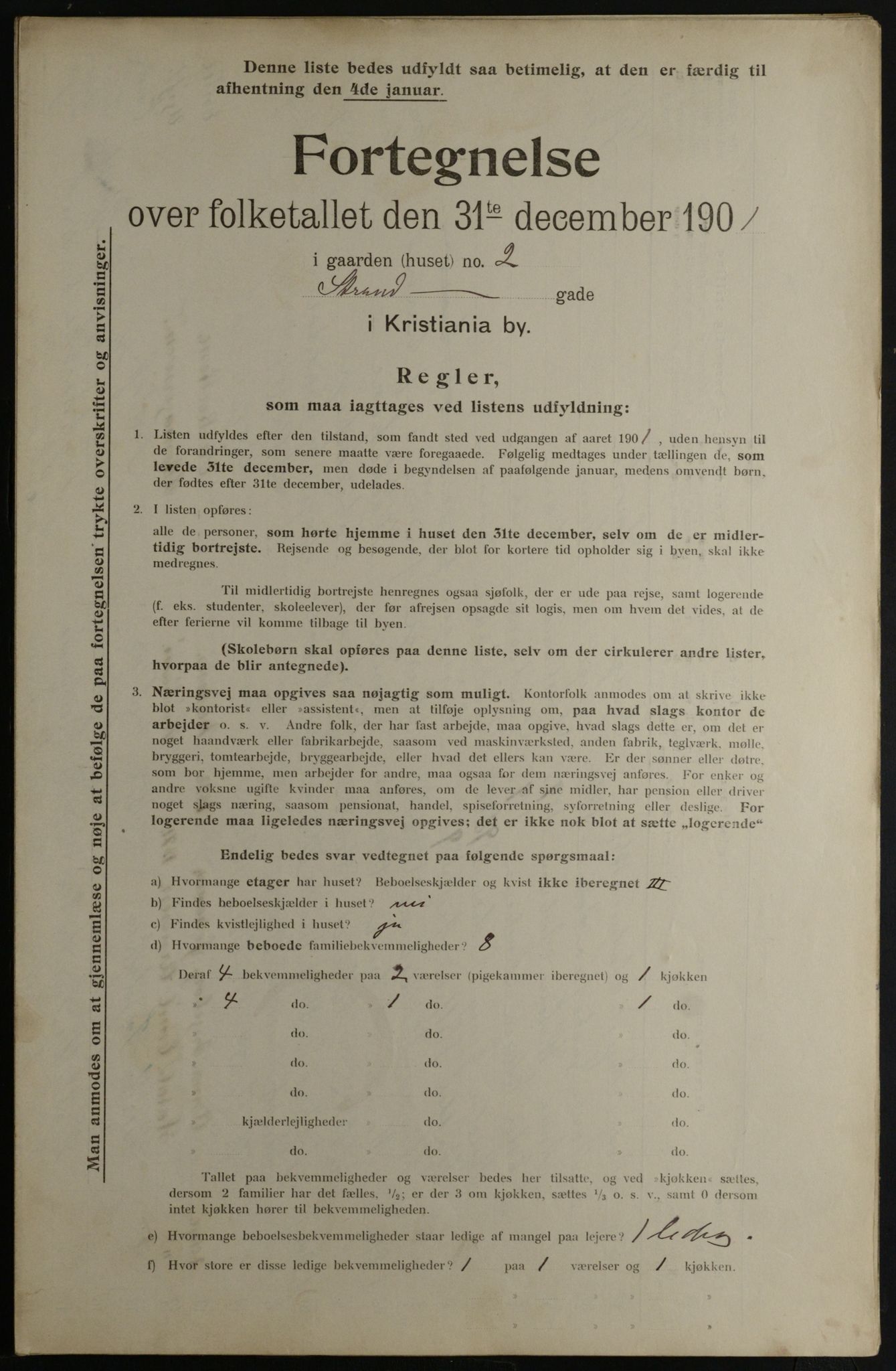 OBA, Kommunal folketelling 31.12.1901 for Kristiania kjøpstad, 1901, s. 15955