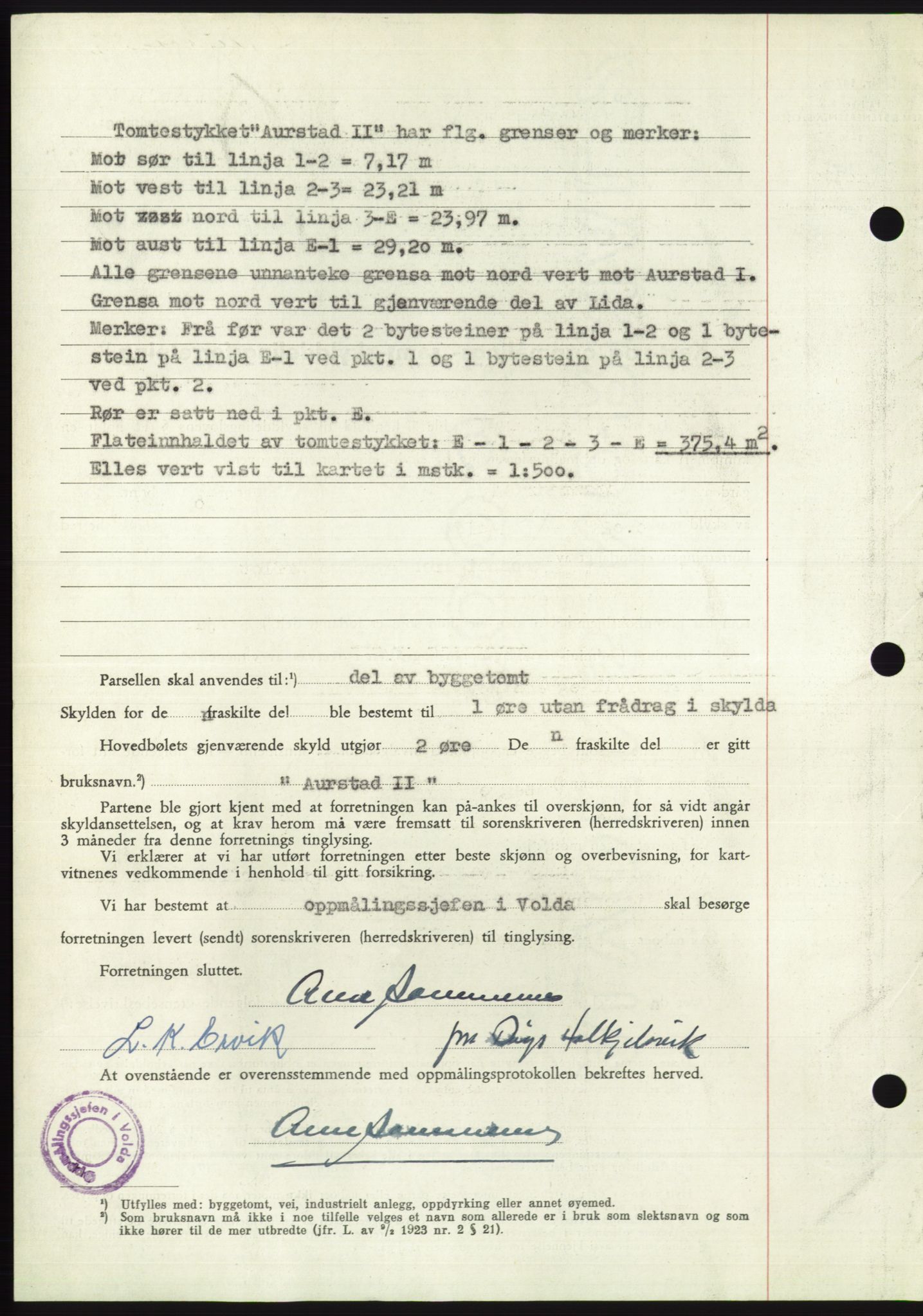 Søre Sunnmøre sorenskriveri, AV/SAT-A-4122/1/2/2C/L0101: Pantebok nr. 27A, 1955-1955, Dagboknr: 1457/1955