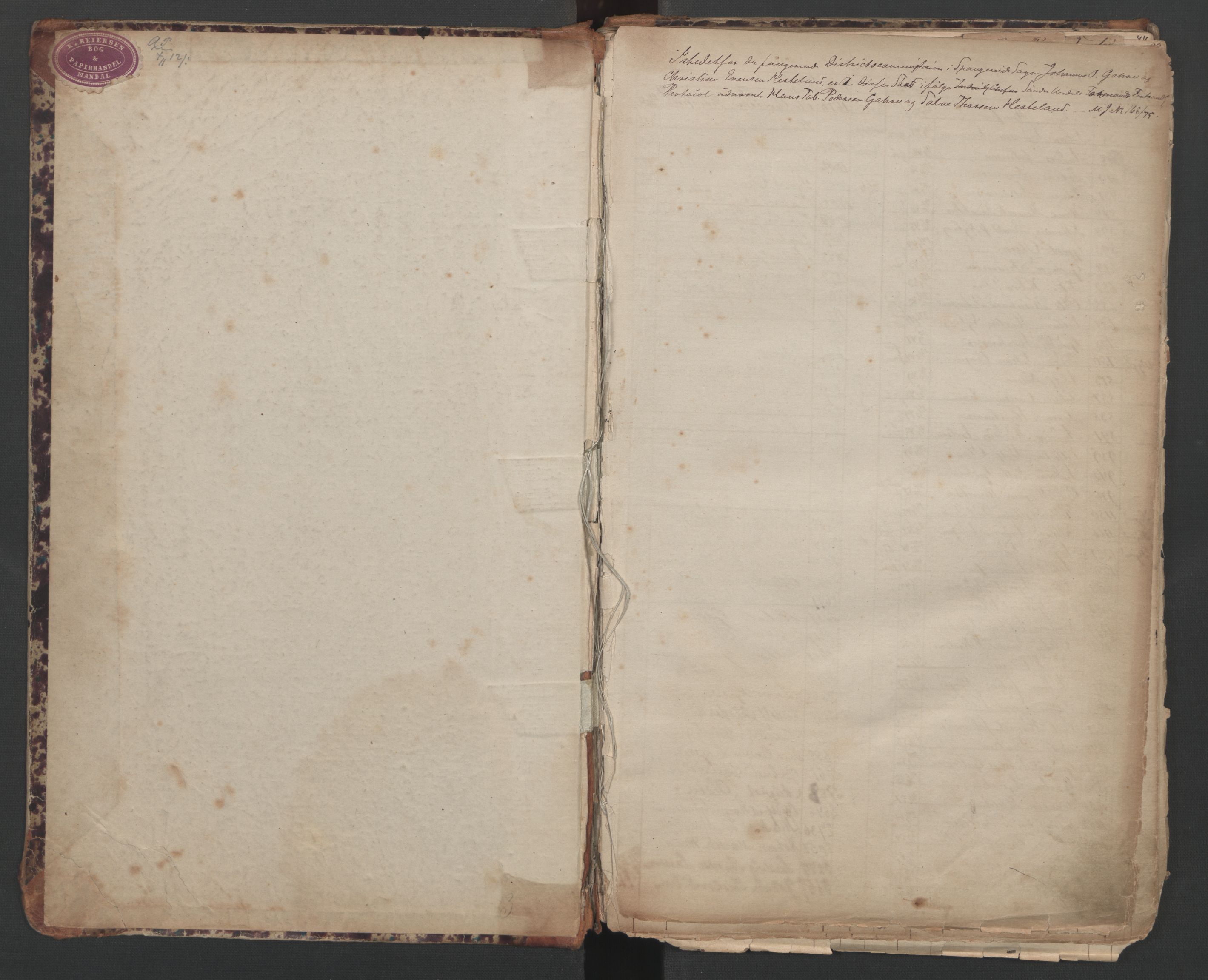Mandal mønstringskrets, AV/SAK-2031-0016/G/Ga/L0006/0003: Mønstring, Y-38 / Roderulle sjømenn født, 1840-1875, s. 2