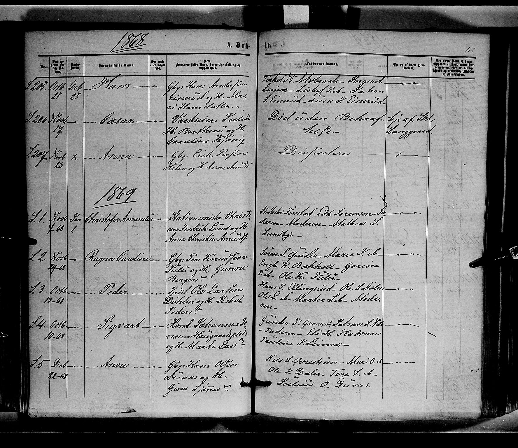 Sør-Odal prestekontor, AV/SAH-PREST-030/H/Ha/Haa/L0003: Ministerialbok nr. 3, 1864-1870, s. 112