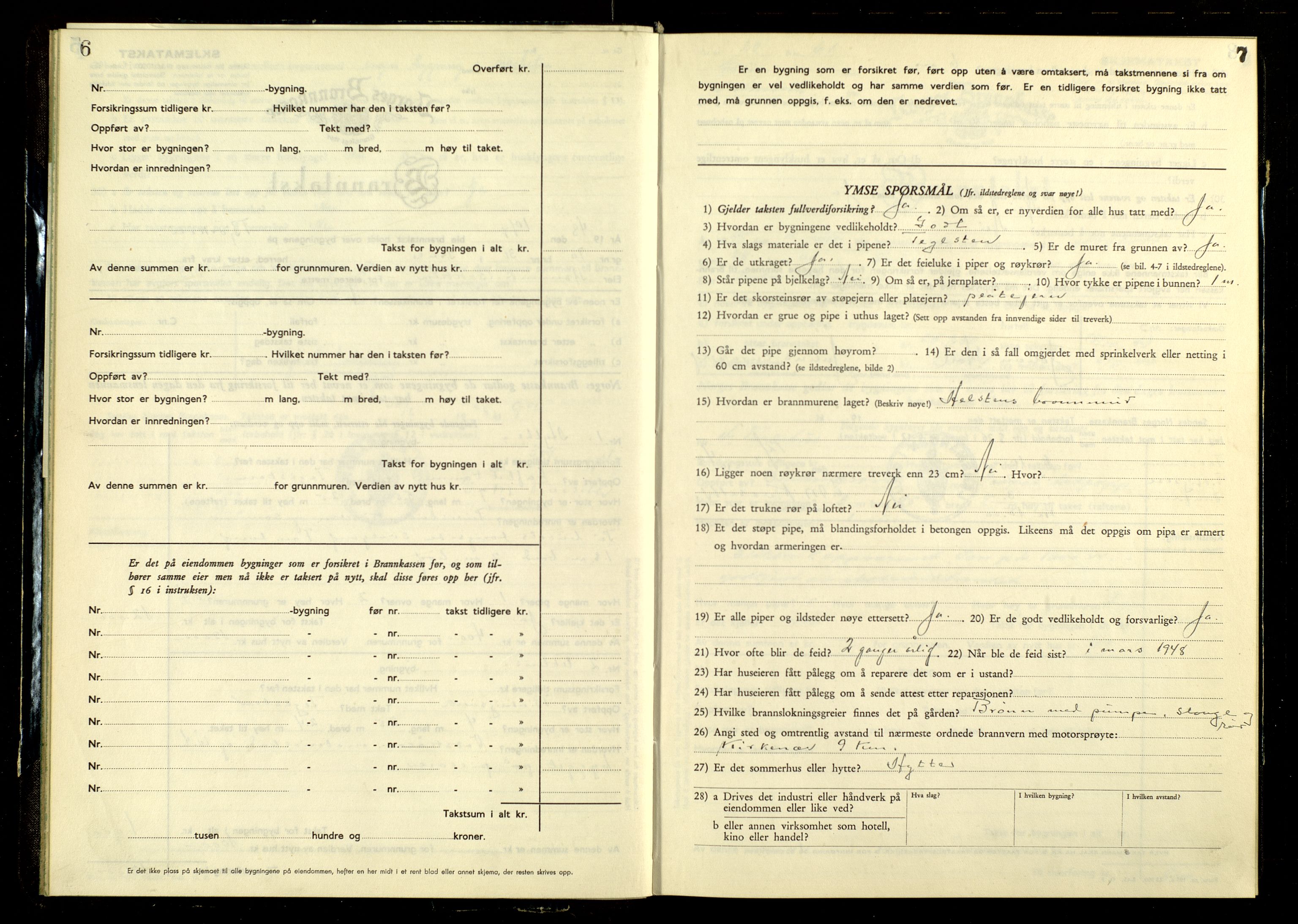 Norges Brannkasse, Grue, AV/SAH-NBRANG-016/F/L0024: Branntakstprotokoll, 1948-1952