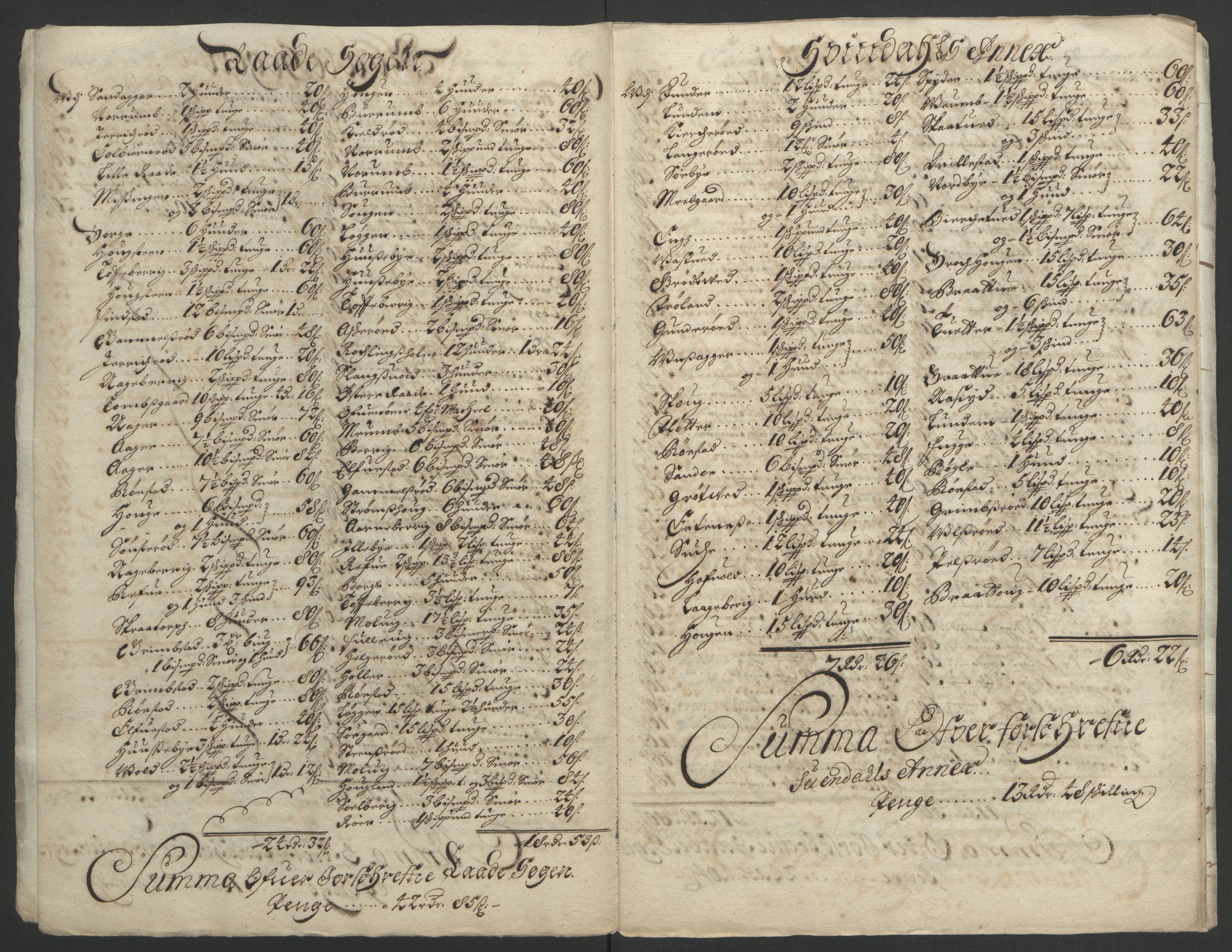 Rentekammeret inntil 1814, Reviderte regnskaper, Fogderegnskap, AV/RA-EA-4092/R03/L0121: Fogderegnskap Onsøy, Tune, Veme og Åbygge fogderi, 1694, s. 230