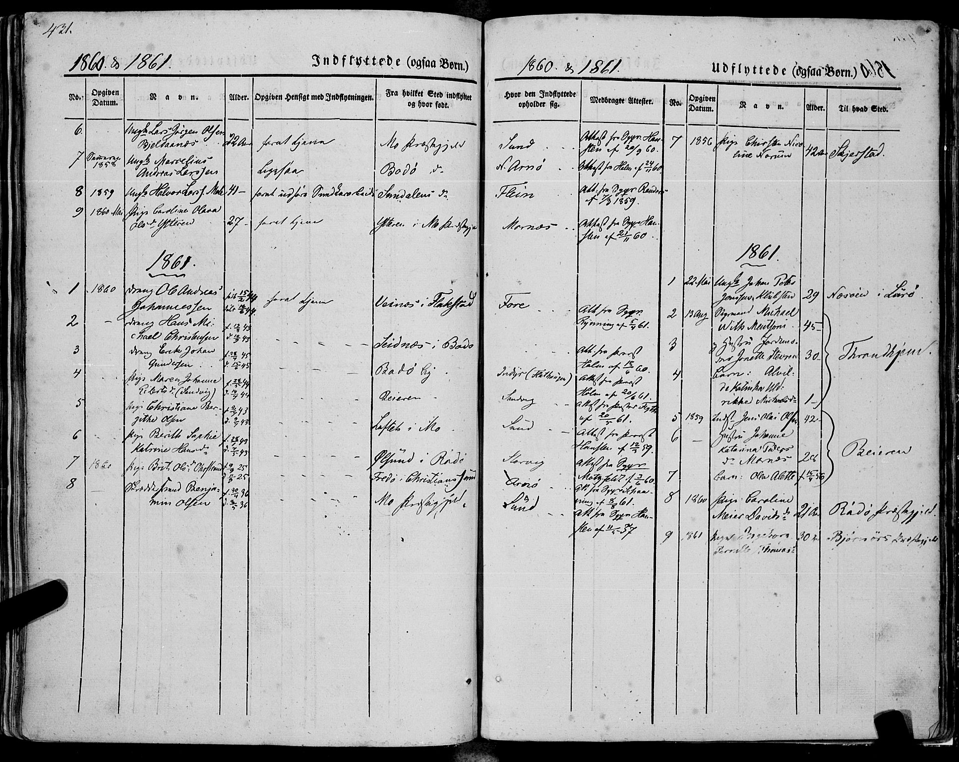 Ministerialprotokoller, klokkerbøker og fødselsregistre - Nordland, AV/SAT-A-1459/805/L0097: Ministerialbok nr. 805A04, 1837-1861, s. 431