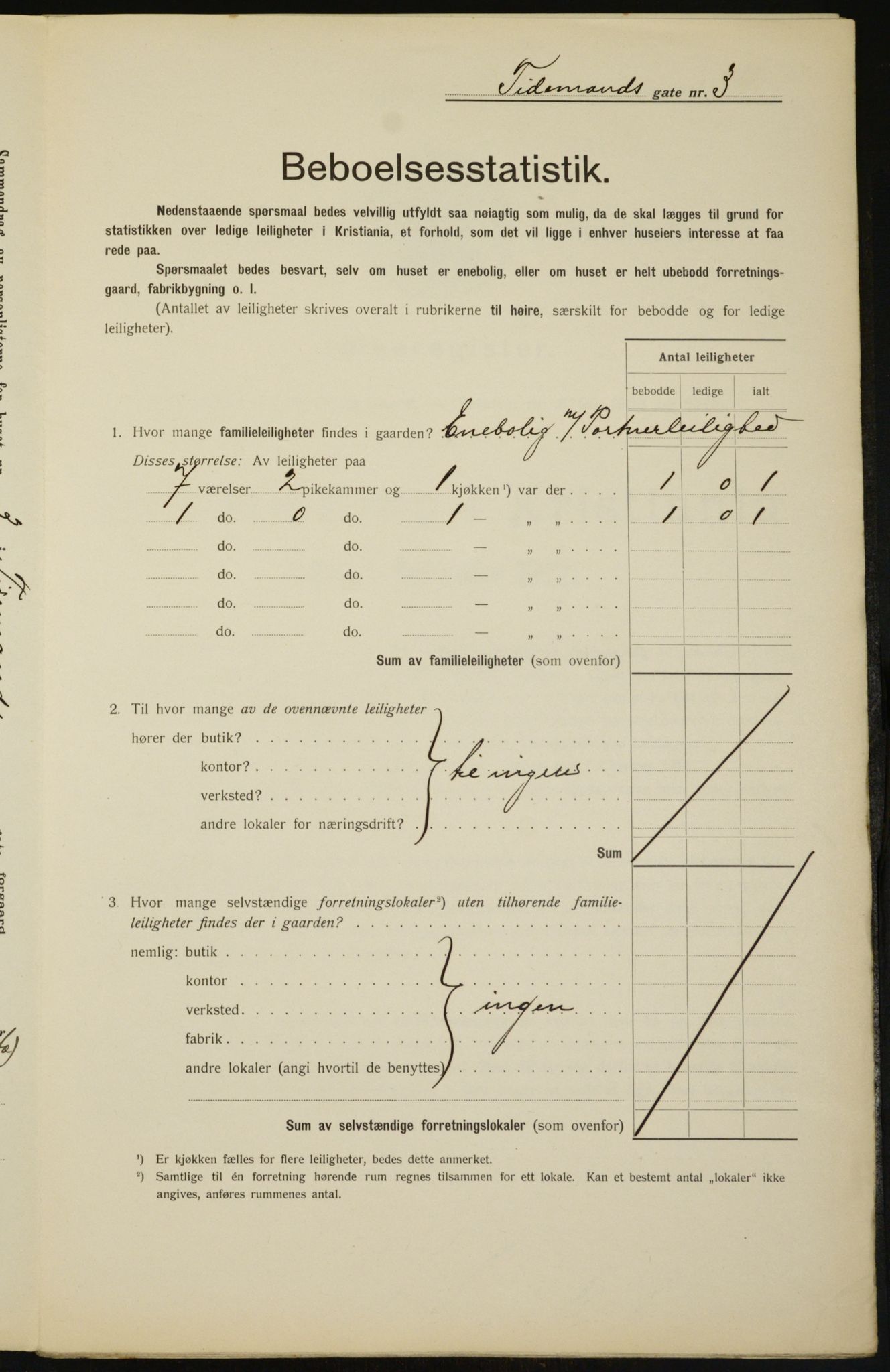 OBA, Kommunal folketelling 1.2.1912 for Kristiania, 1912, s. 111370