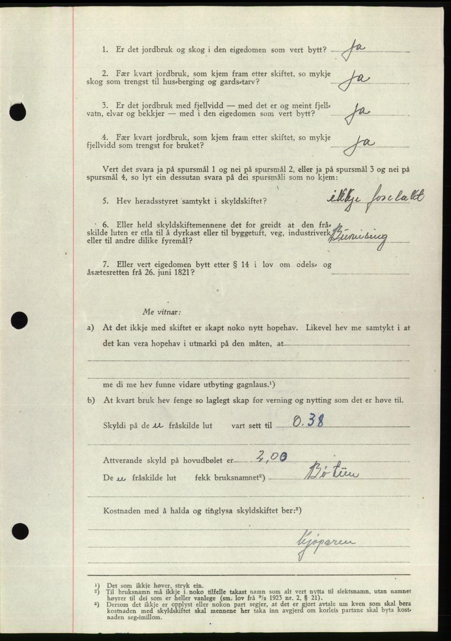 Søre Sunnmøre sorenskriveri, AV/SAT-A-4122/1/2/2C/L0078: Pantebok nr. 4A, 1946-1946, Dagboknr: 236/1946