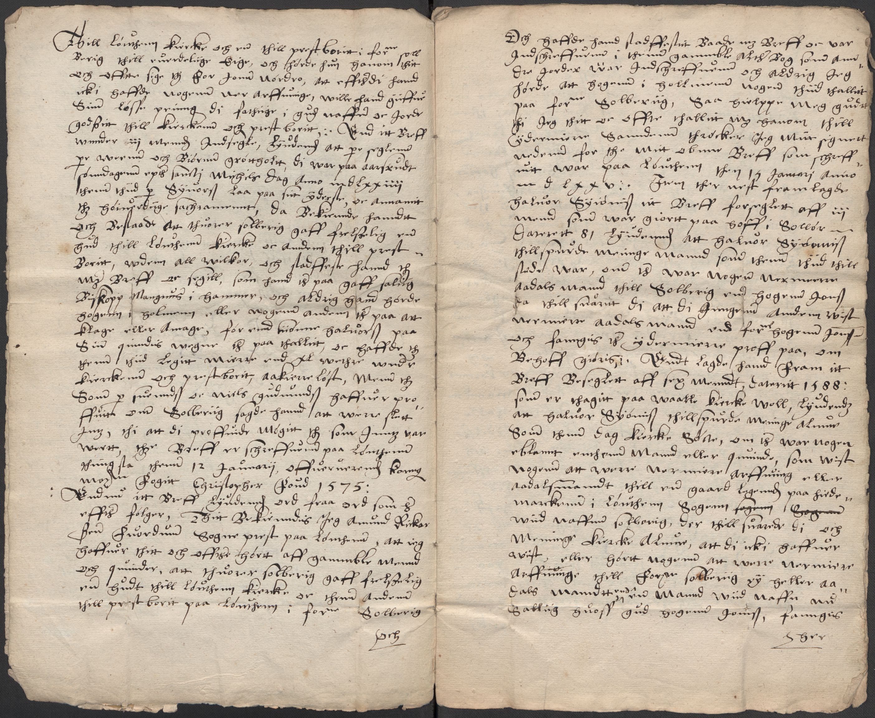 Riksarkivets diplomsamling, AV/RA-EA-5965/F15/L0011: Prestearkiv - Hedmark, 1575-1735, s. 42