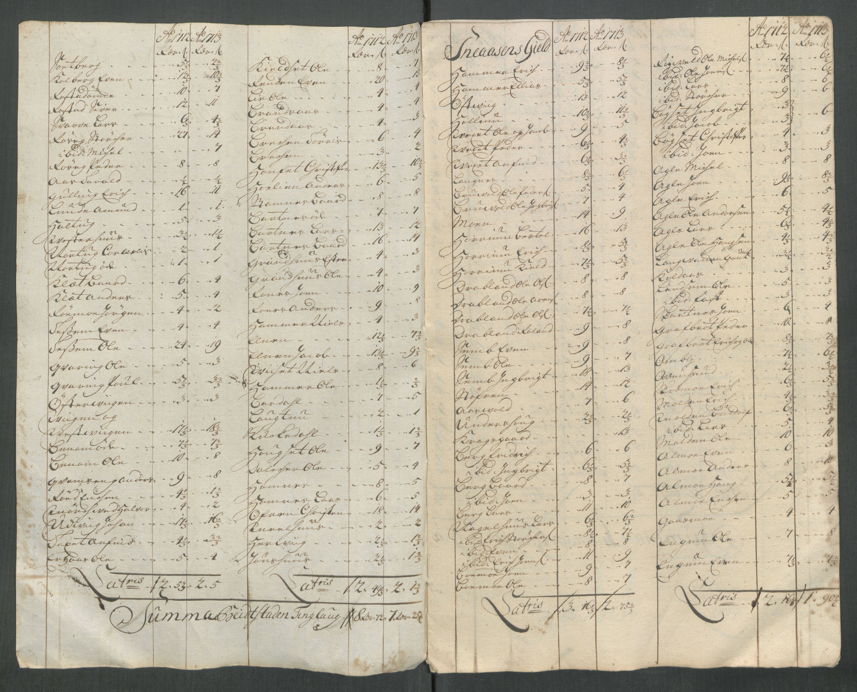 Rentekammeret inntil 1814, Reviderte regnskaper, Fogderegnskap, RA/EA-4092/R63/L4322: Fogderegnskap Inderøy, 1714, s. 373