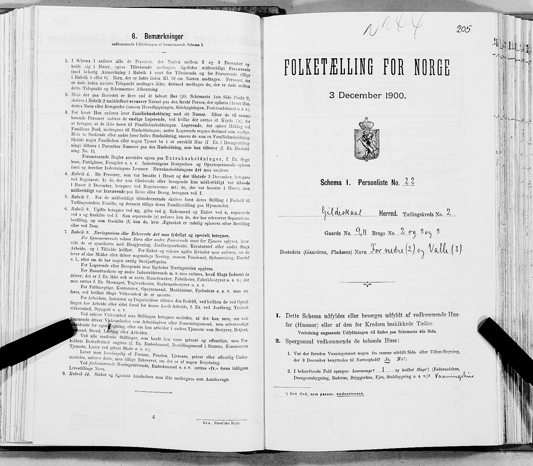 SAT, Folketelling 1900 for 1838 Gildeskål herred, 1900, s. 248