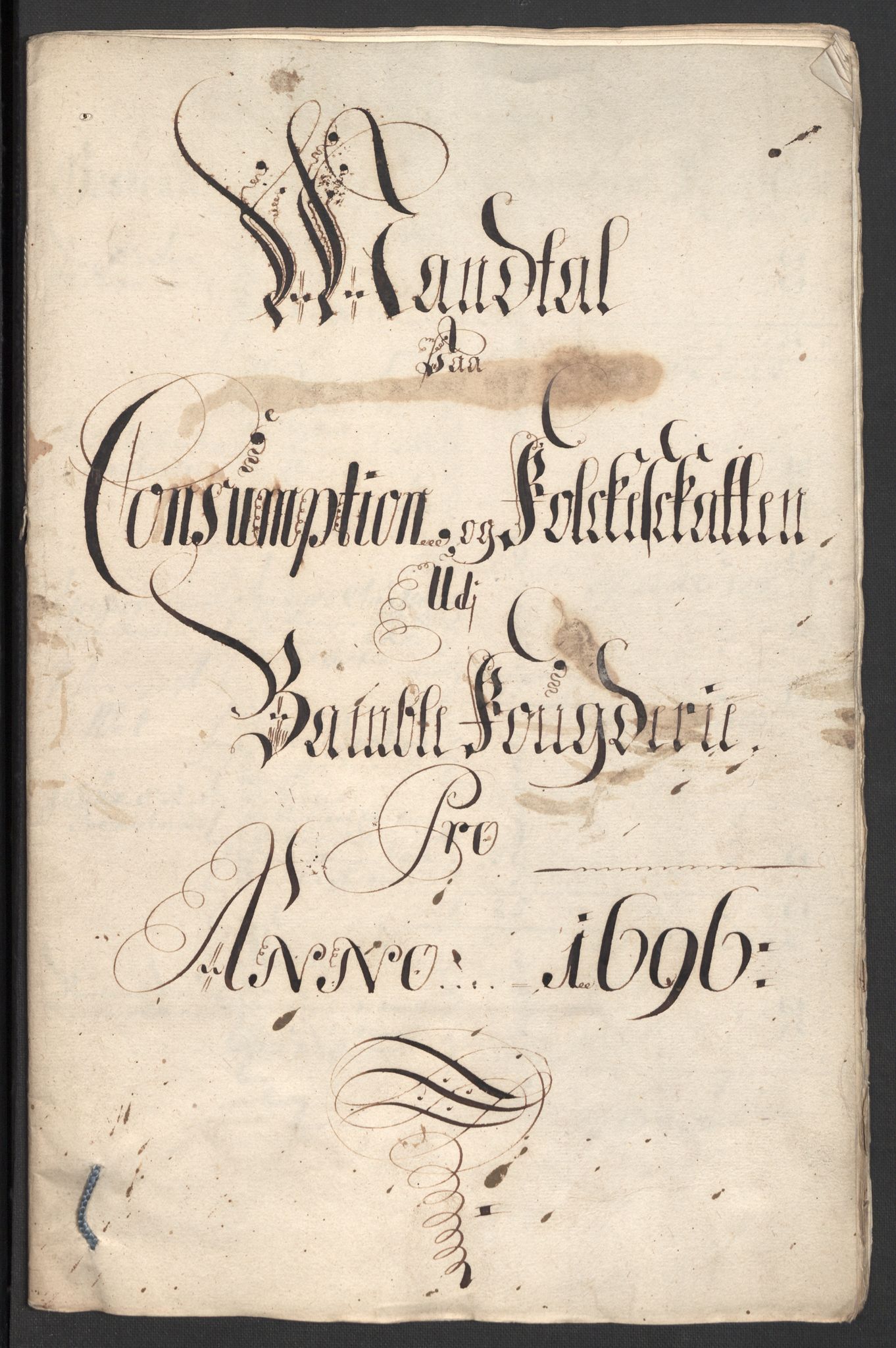 Rentekammeret inntil 1814, Reviderte regnskaper, Fogderegnskap, RA/EA-4092/R36/L2095: Fogderegnskap Øvre og Nedre Telemark og Bamble, 1696, s. 144