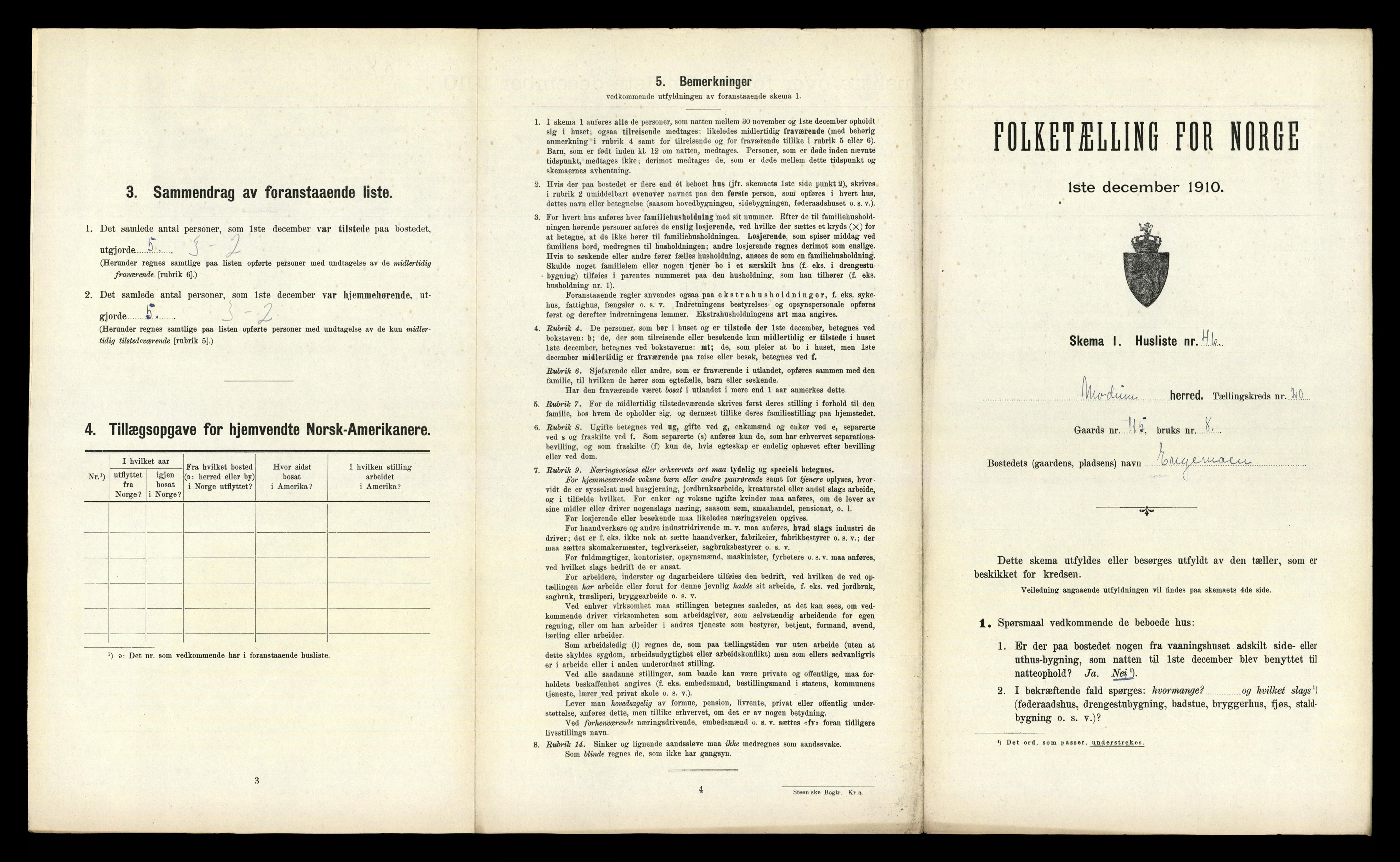 RA, Folketelling 1910 for 0623 Modum herred, 1910, s. 3298