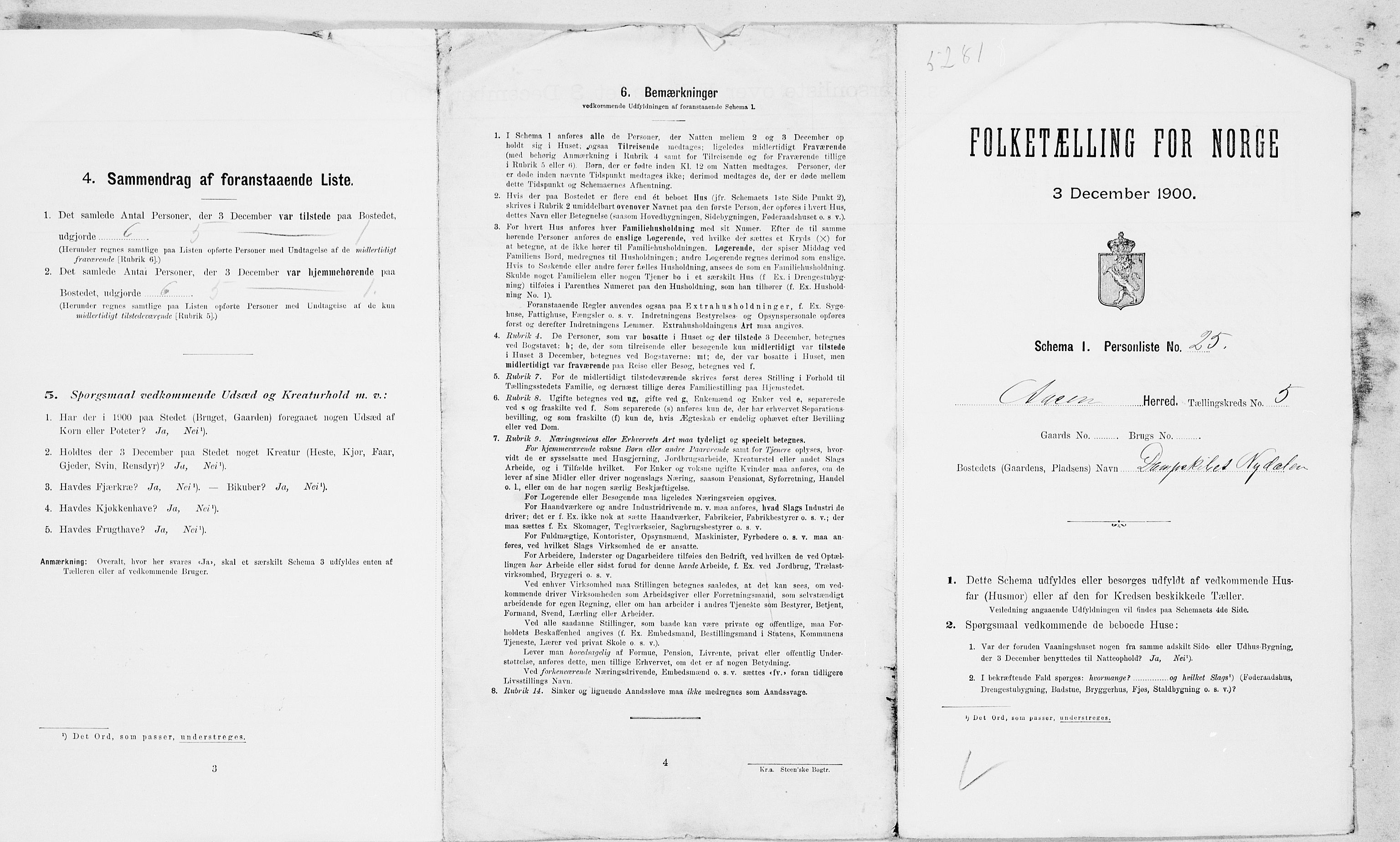 SAT, Folketelling 1900 for 1716 Åsen herred, 1900, s. 614