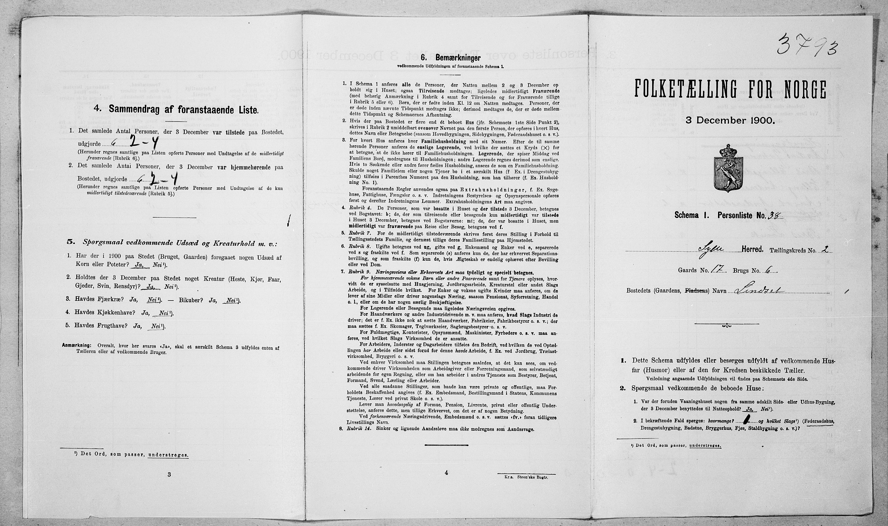 SAT, Folketelling 1900 for 1536 Sylte herred, 1900, s. 218