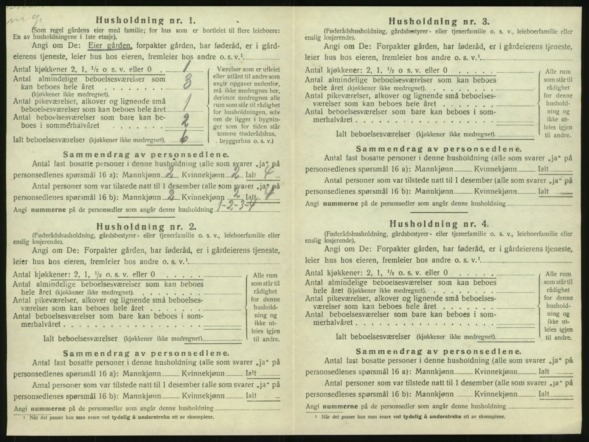 SAT, Folketelling 1920 for 1721 Verdal herred, 1920, s. 2336