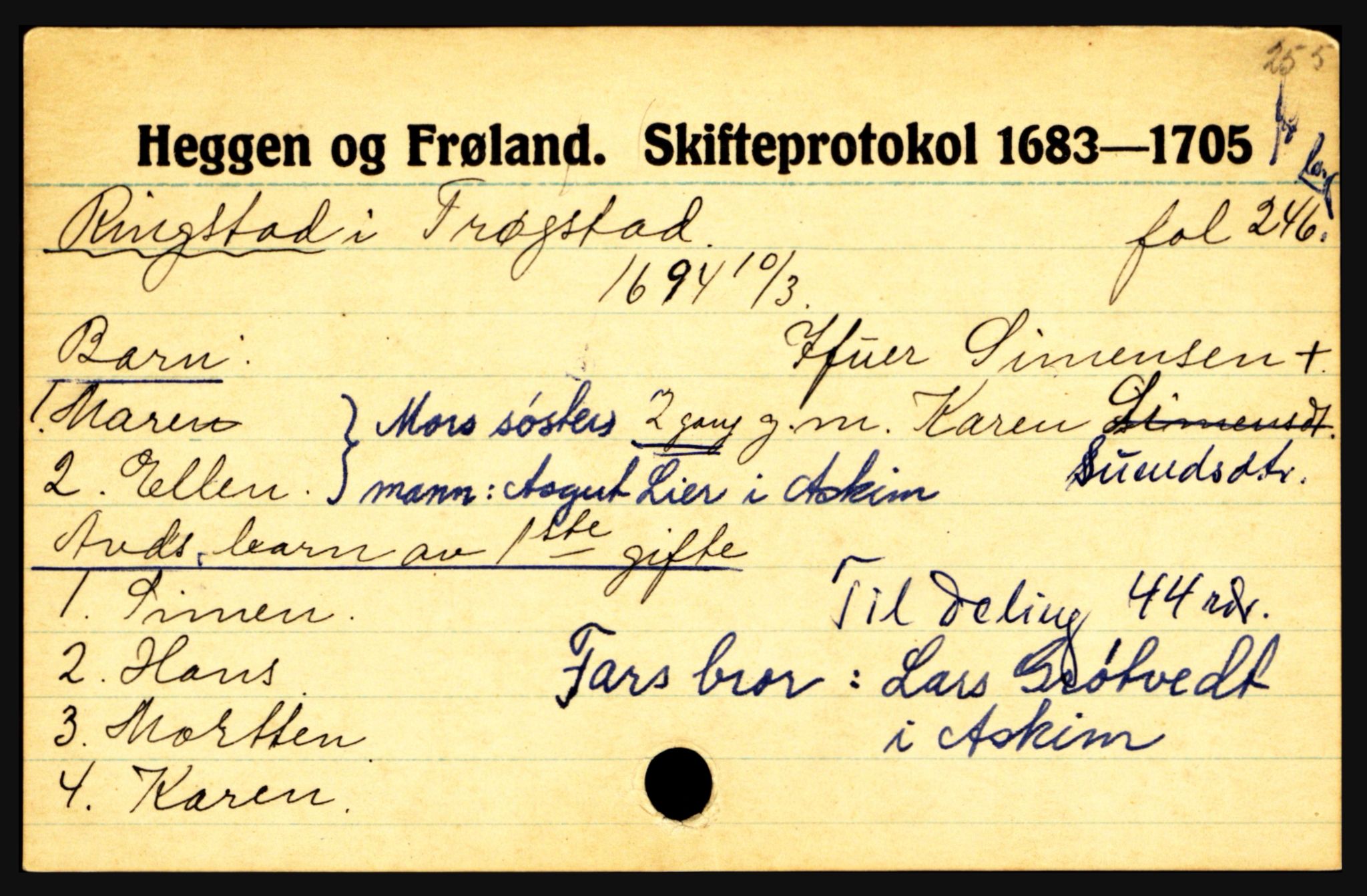 Heggen og Frøland sorenskriveri I, SAO/A-11556/H, 1667-1811, s. 4897