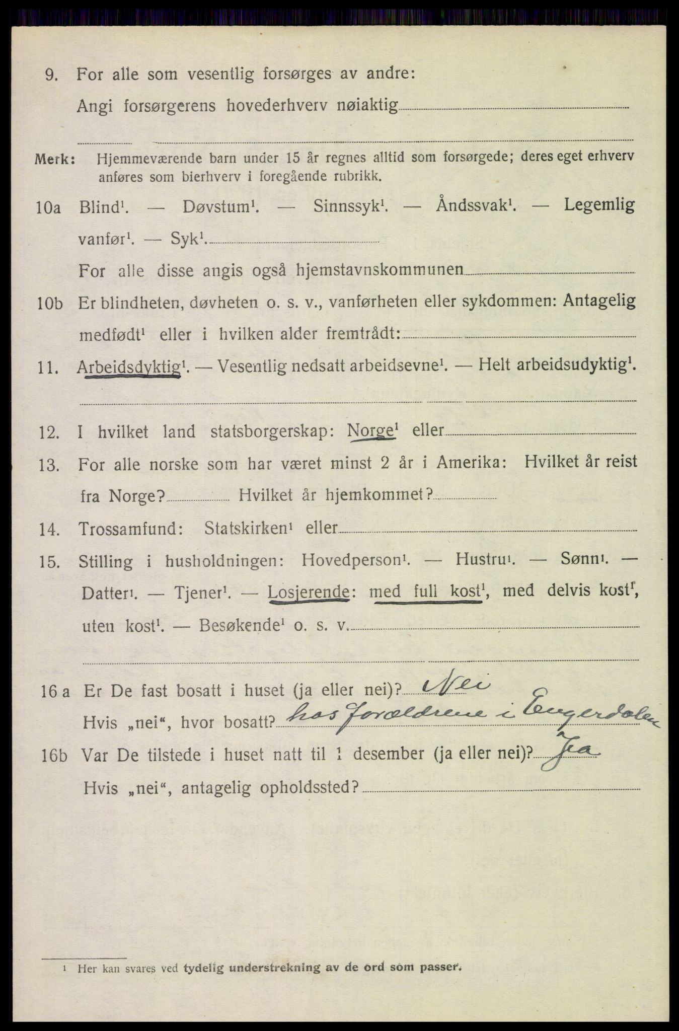 SAH, Folketelling 1920 for 0428 Trysil herred, 1920, s. 10210