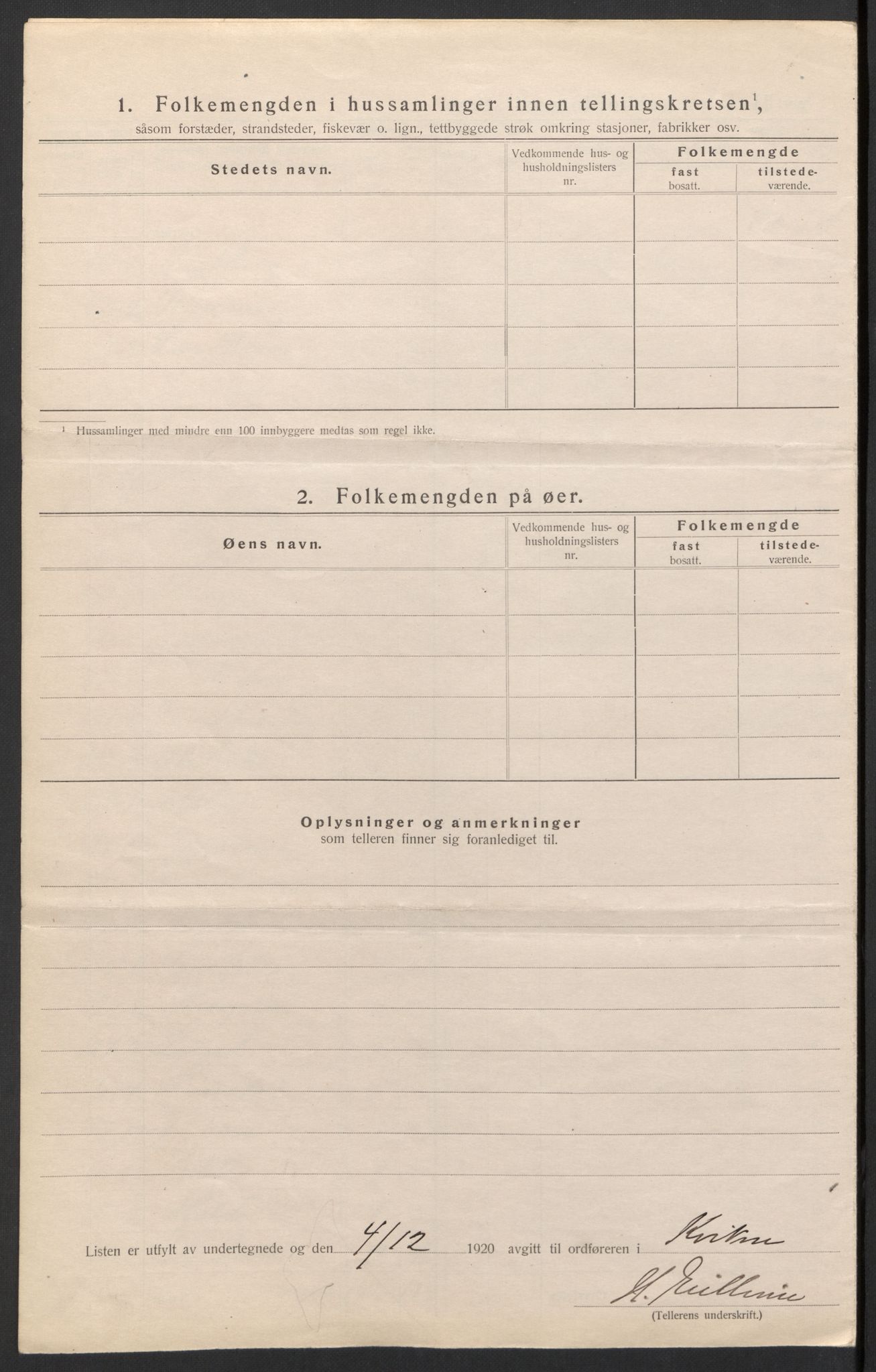 SAH, Folketelling 1920 for 0440 Kvikne herred, 1920, s. 26