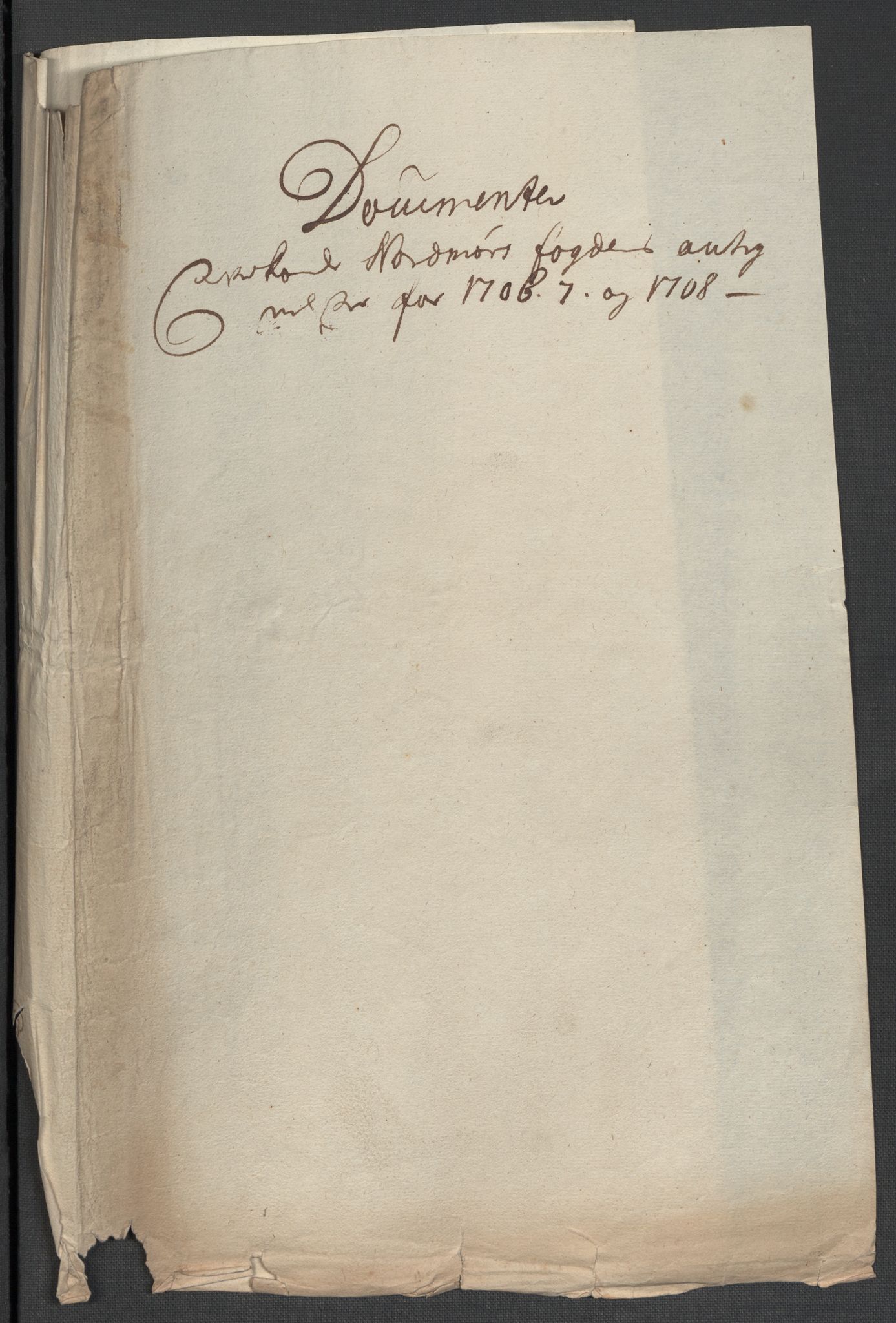 Rentekammeret inntil 1814, Reviderte regnskaper, Fogderegnskap, RA/EA-4092/R56/L3743: Fogderegnskap Nordmøre, 1708, s. 162