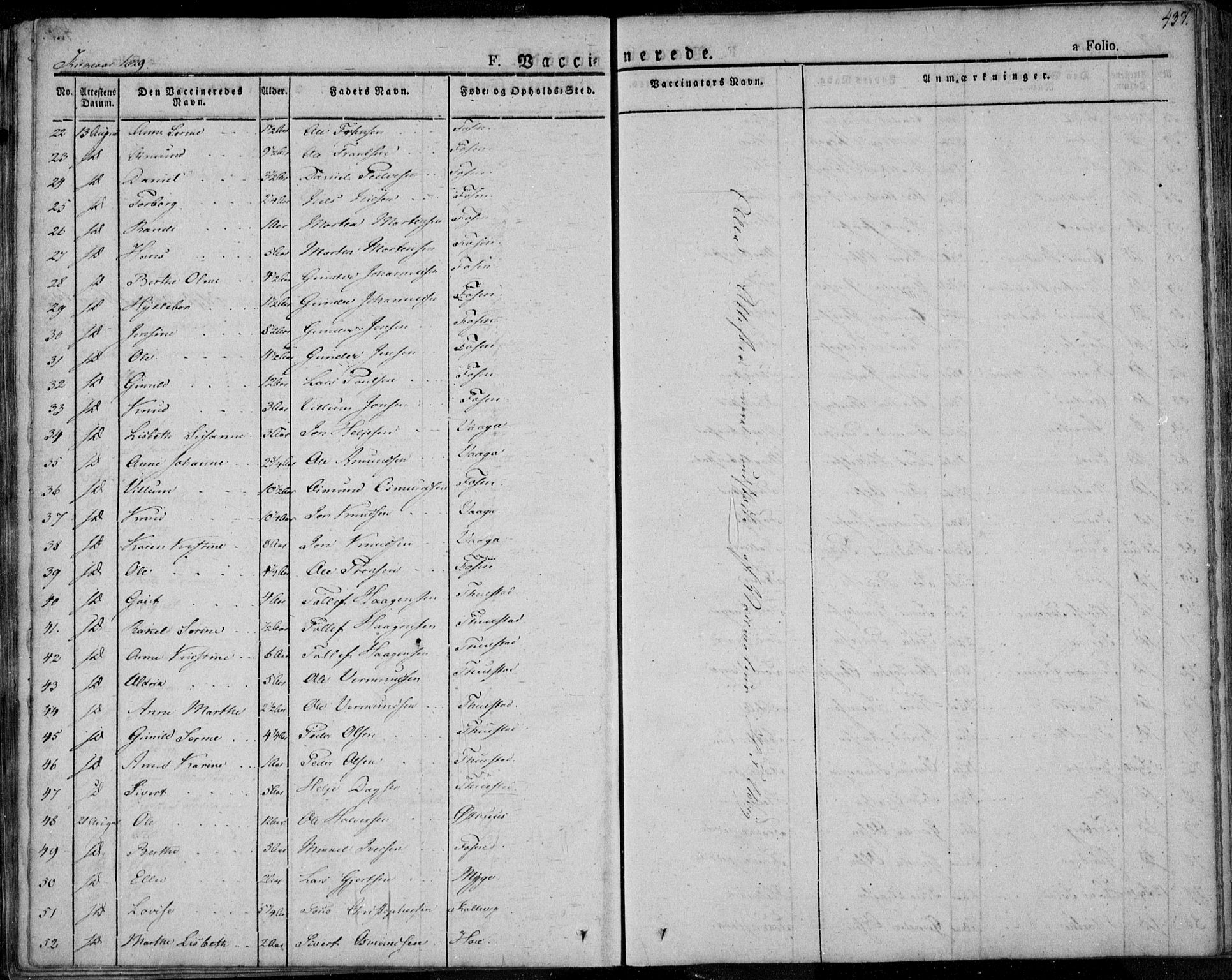 Avaldsnes sokneprestkontor, AV/SAST-A -101851/H/Ha/Haa/L0005: Ministerialbok nr. A 5.2, 1825-1841, s. 437