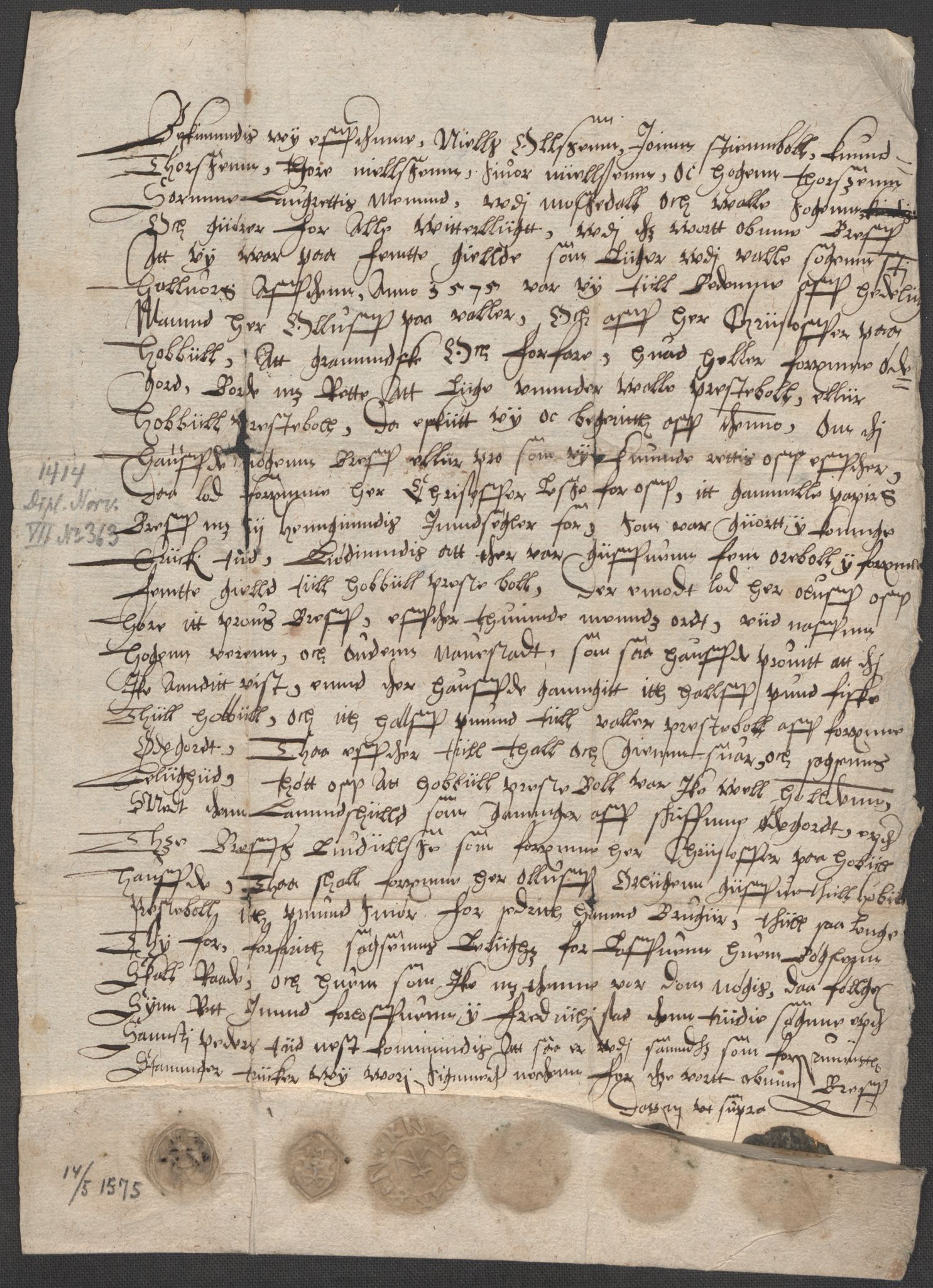 Riksarkivets diplomsamling, AV/RA-EA-5965/F15/L0005: Prestearkiv - Østfold, 1572-1830, s. 20