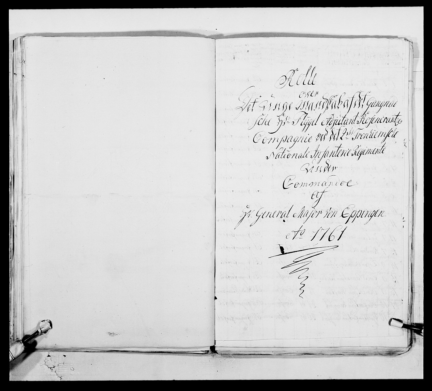Kommanderende general (KG I) med Det norske krigsdirektorium, AV/RA-EA-5419/E/Ea/L0512b: 2. Trondheimske regiment, 1756-1761, s. 425