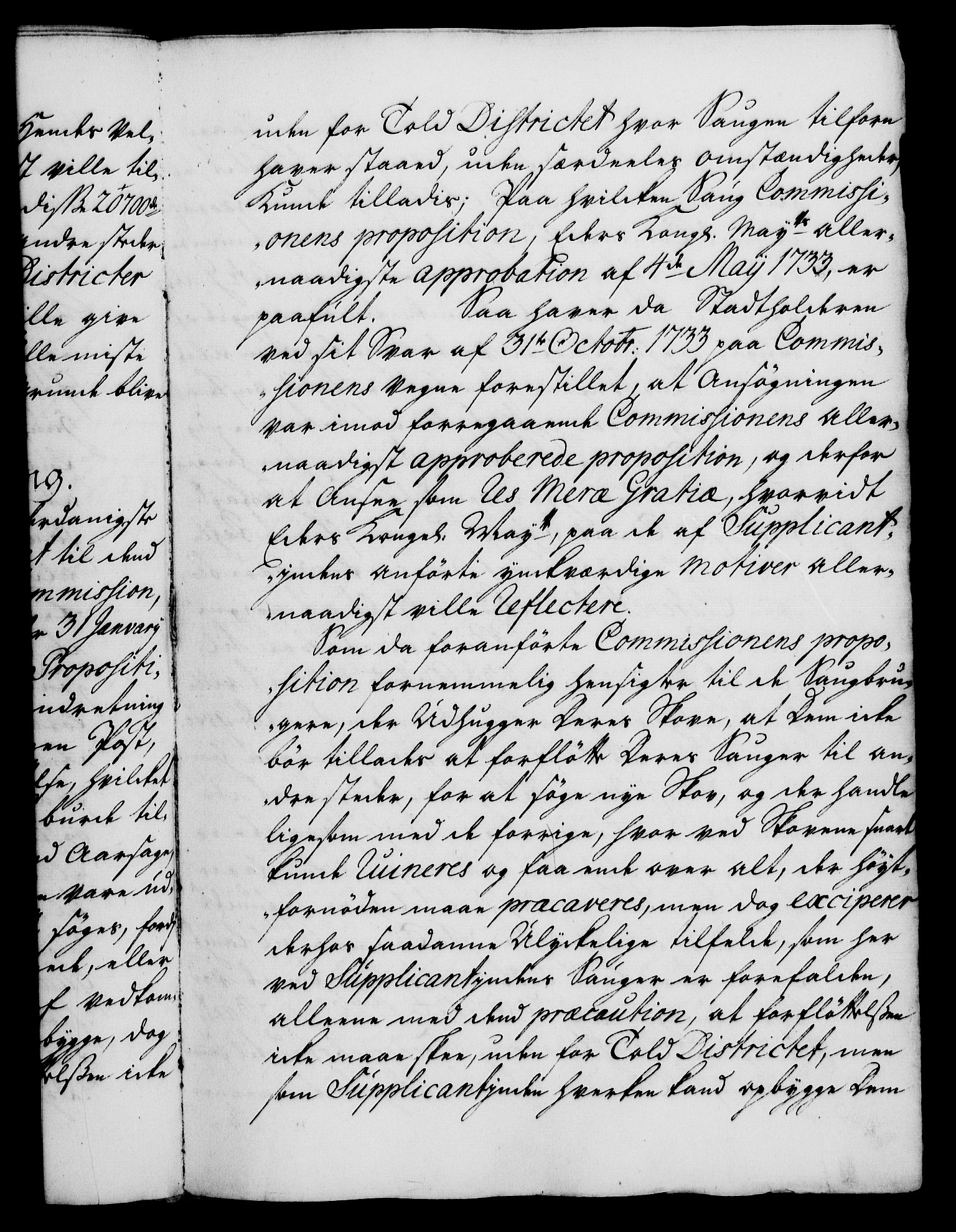 Rentekammeret, Kammerkanselliet, AV/RA-EA-3111/G/Gf/Gfa/L0018: Norsk relasjons- og resolusjonsprotokoll (merket RK 52.18), 1735, s. 167