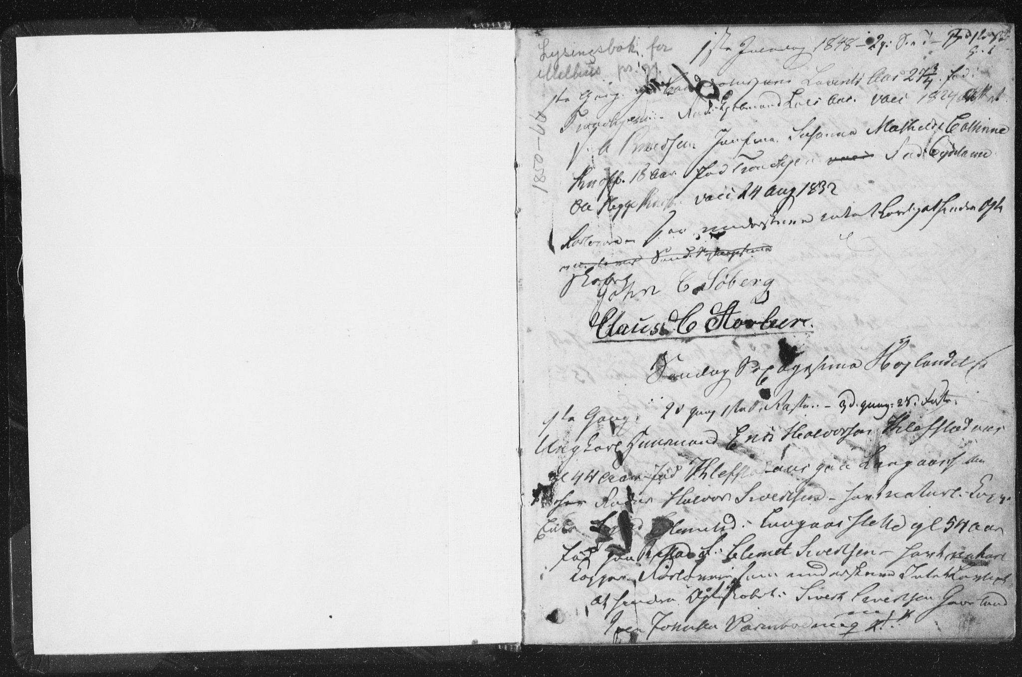 Melhus sokneprestkontor, AV/SAT-A-1141/1/I/I1/I1f/L0009: Lysningsprotokoll nr. 691.I.1F9, 1850-1866