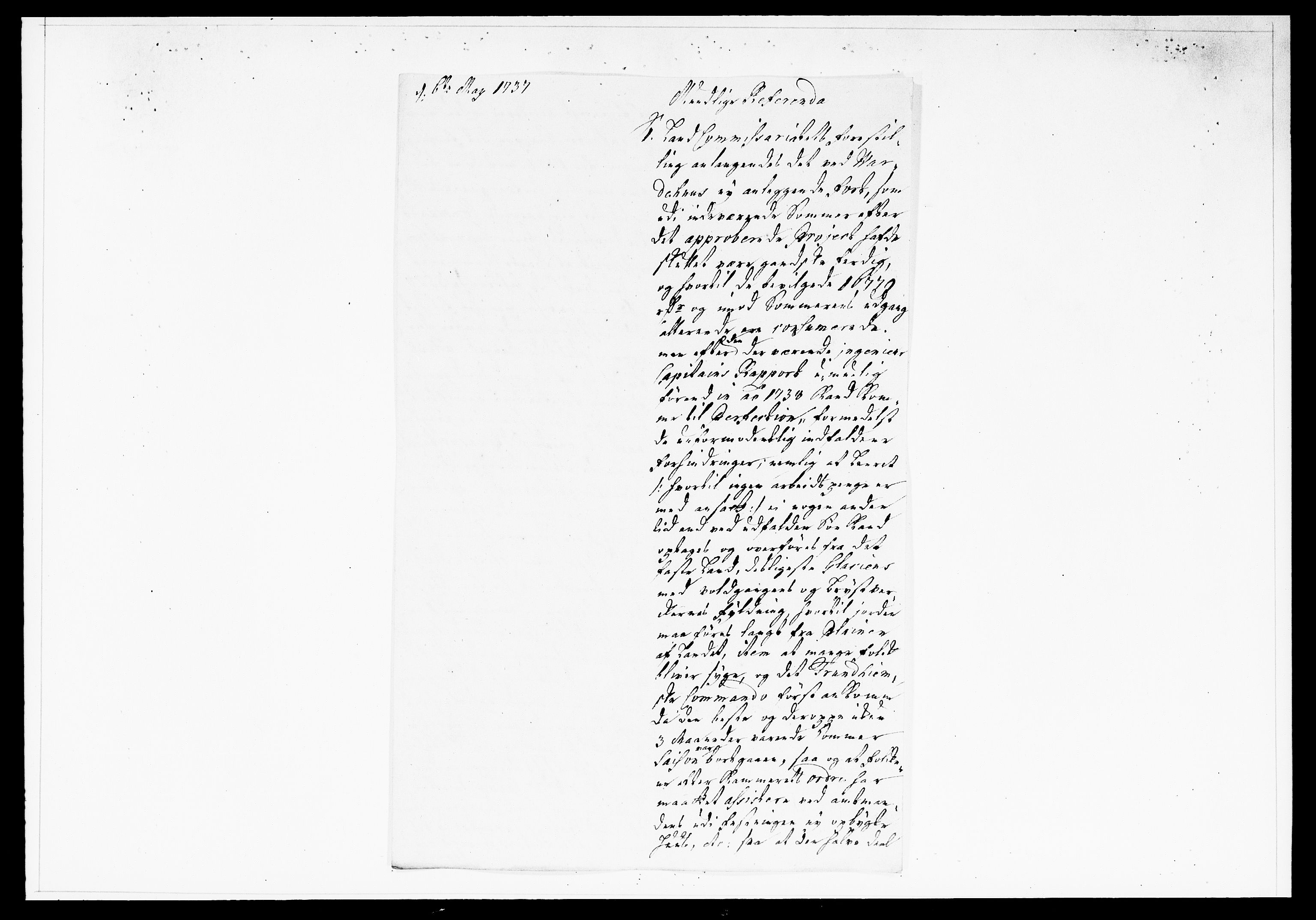 Krigskollegiet, Krigskancelliet, DRA/A-0006/-/1138-1142: Refererede sager, 1737, s. 171