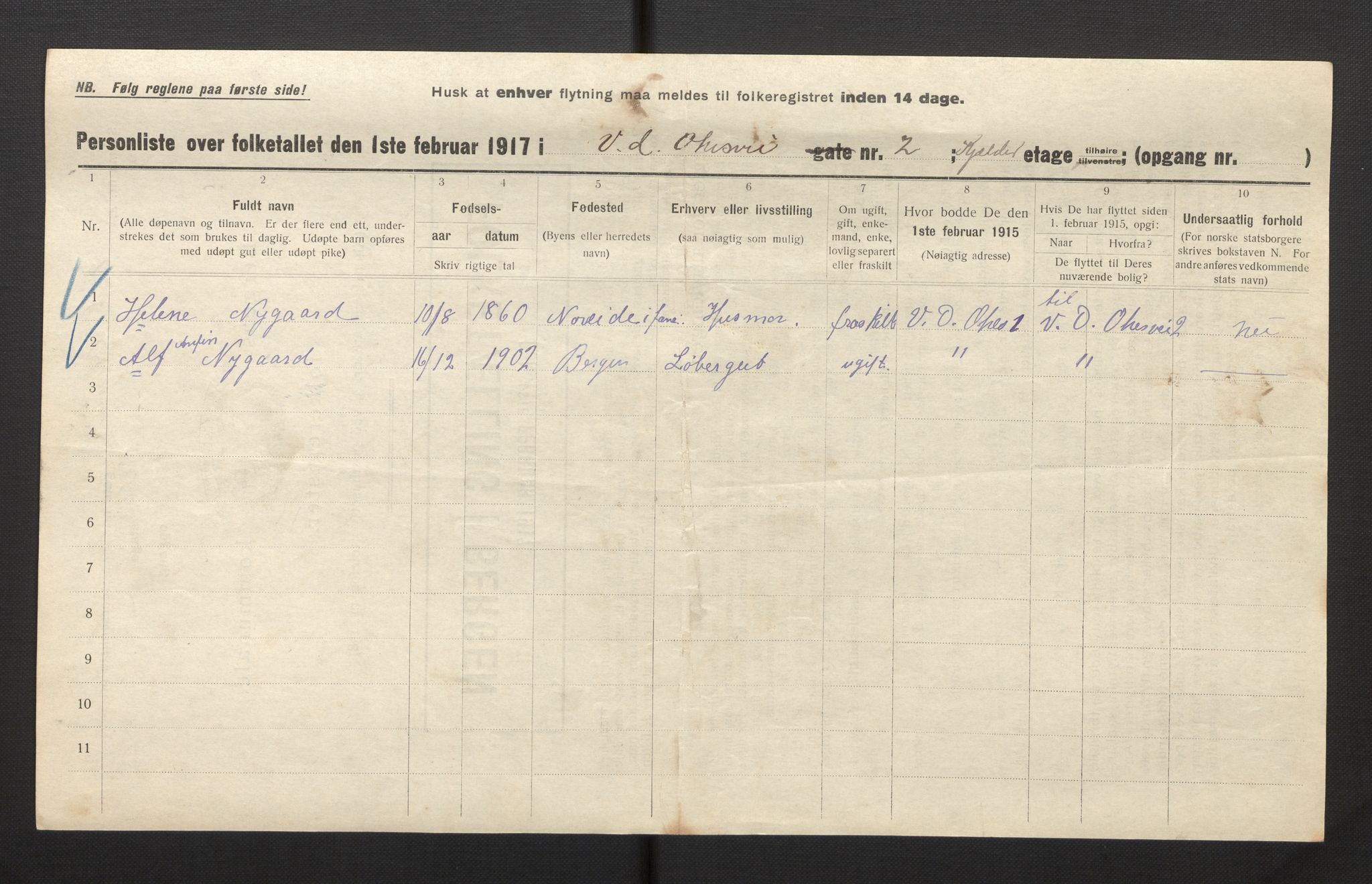 SAB, Kommunal folketelling 1917 for Bergen kjøpstad, 1917, s. 44483